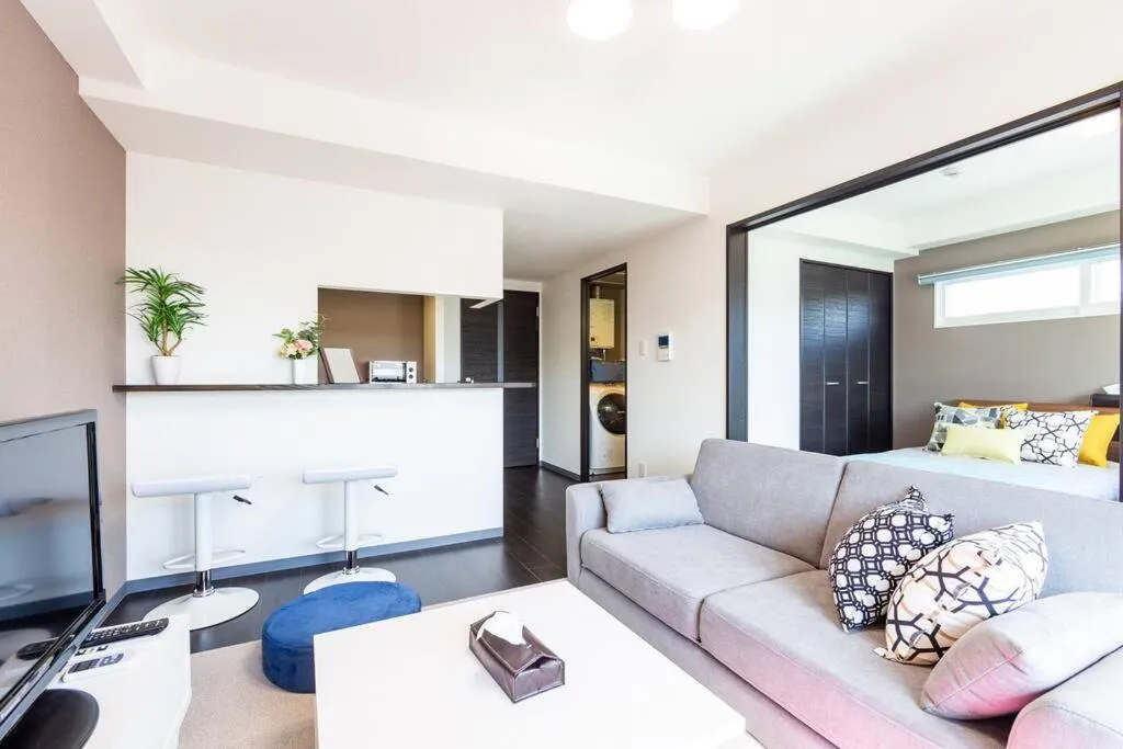 Living room, Bed in EDIFICE