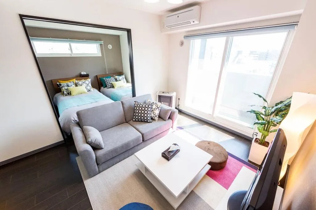 Living room, Bed in EDIFICE