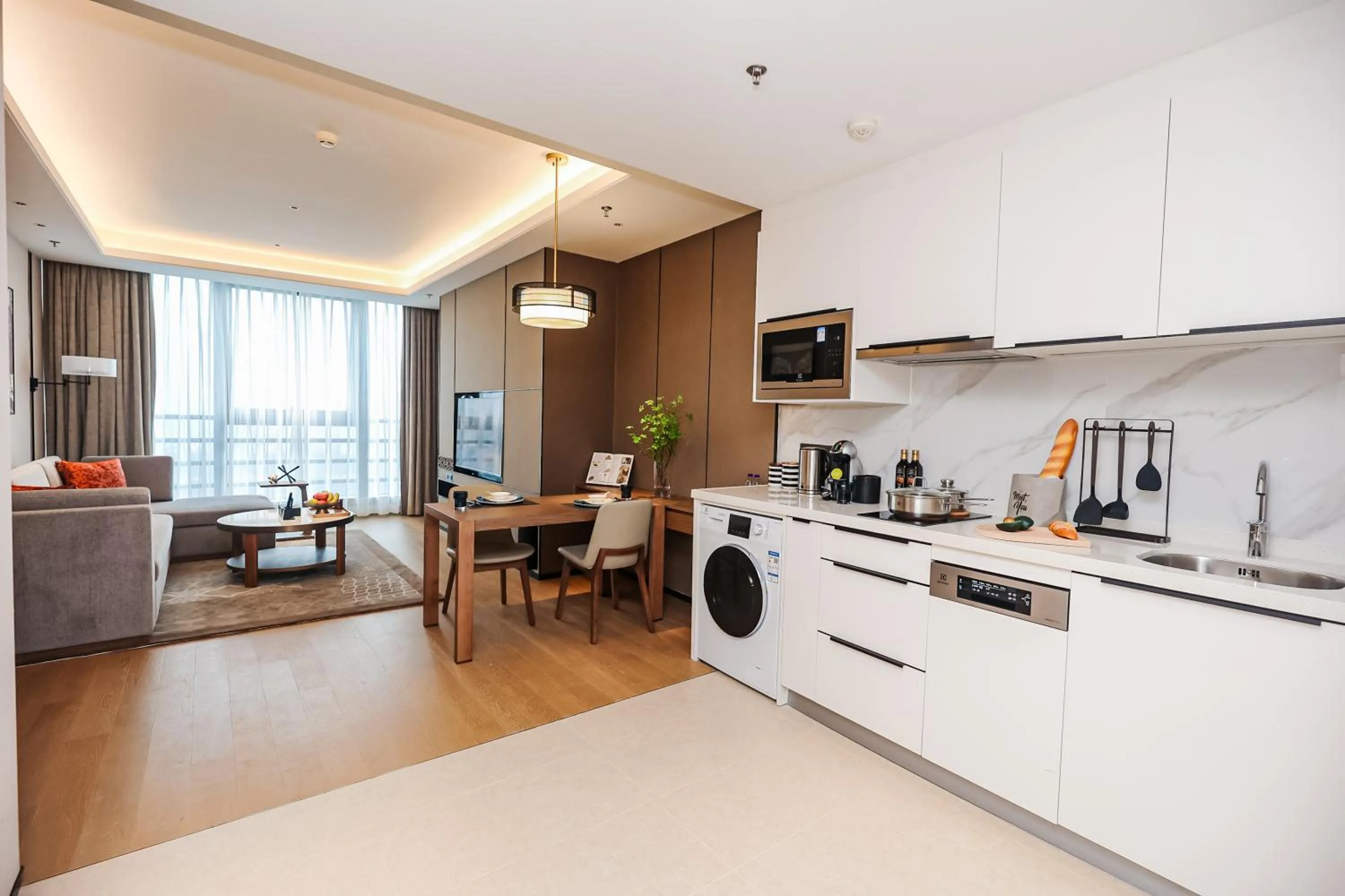 Living room in Ascott M-City Foshan