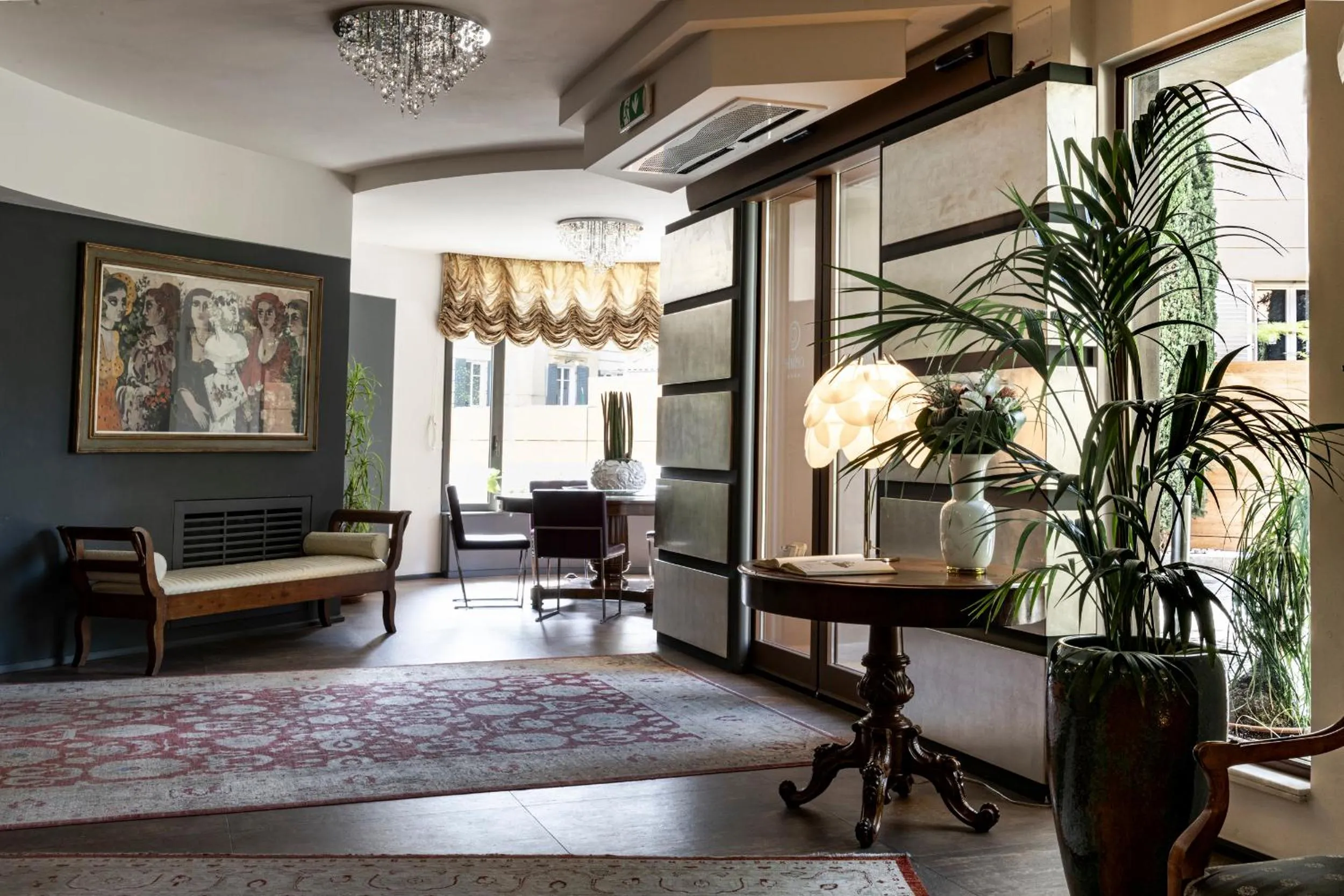 Lobby or reception in Albergo Celide
