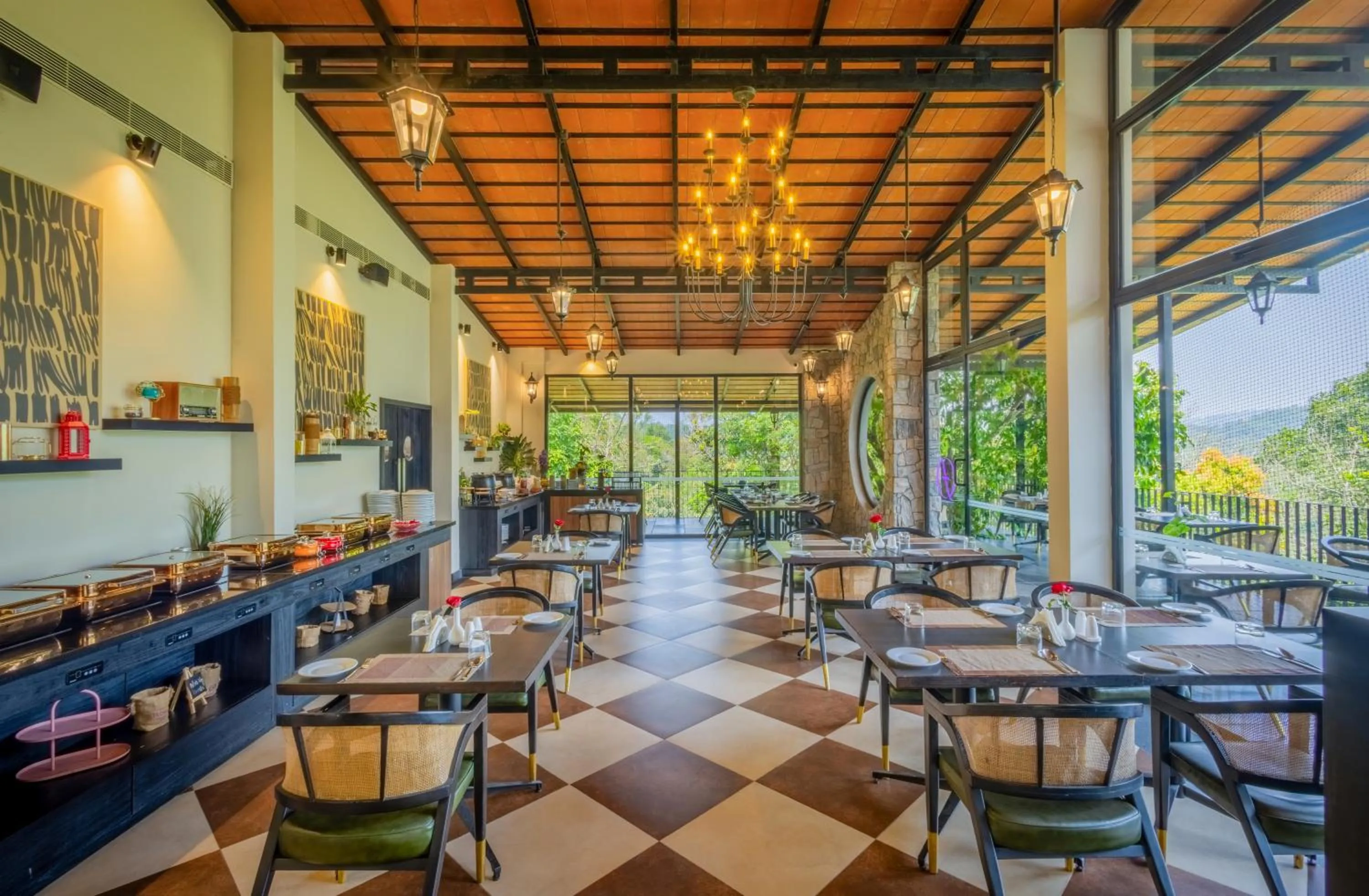 Restaurant/places to eat in Flora Vythiri Resort Wayanad