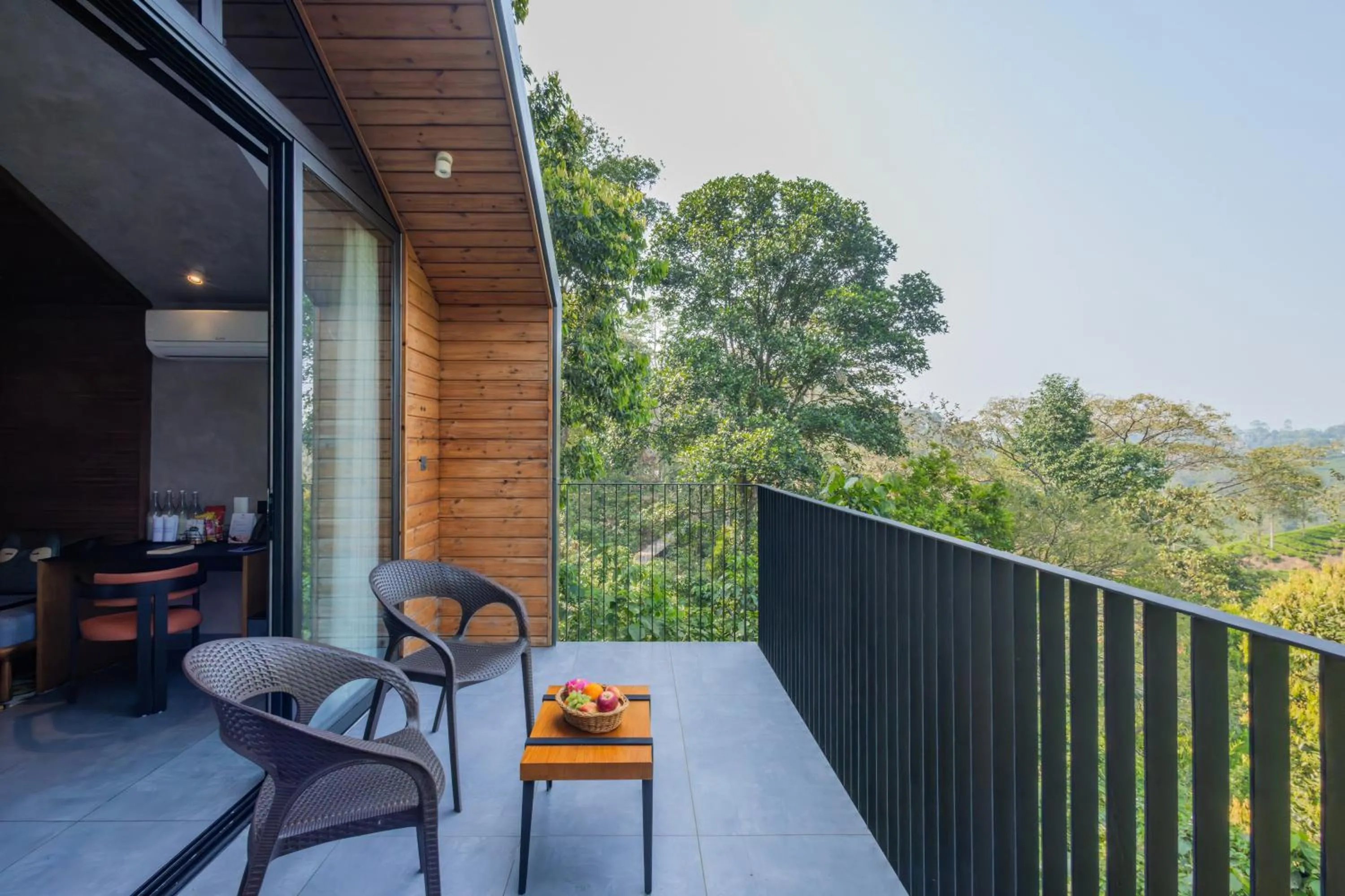 Balcony/Terrace in Flora Vythiri Resort Wayanad