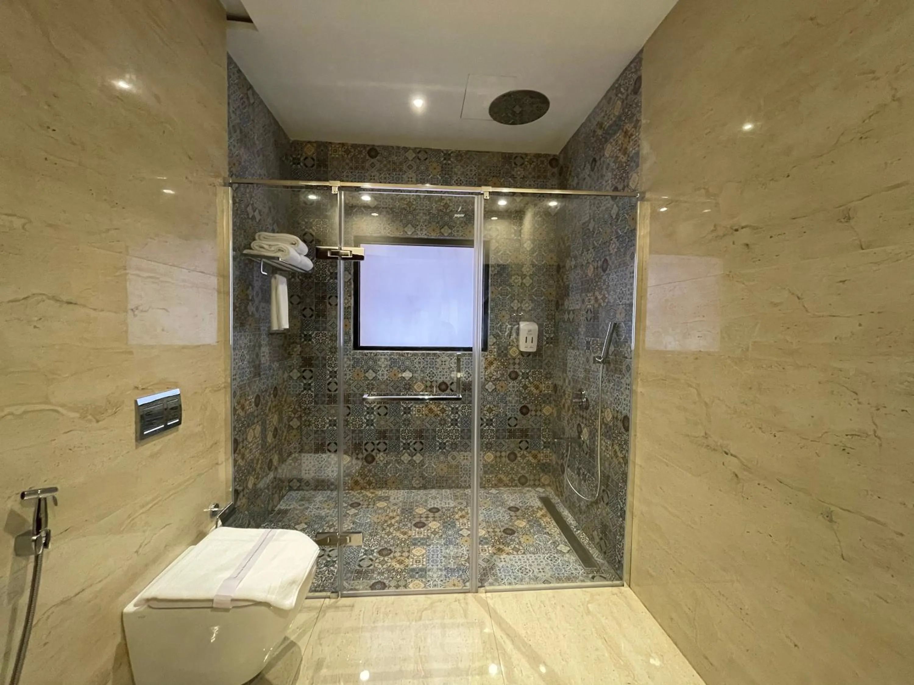 Bathroom in Flora Vythiri Resort Wayanad