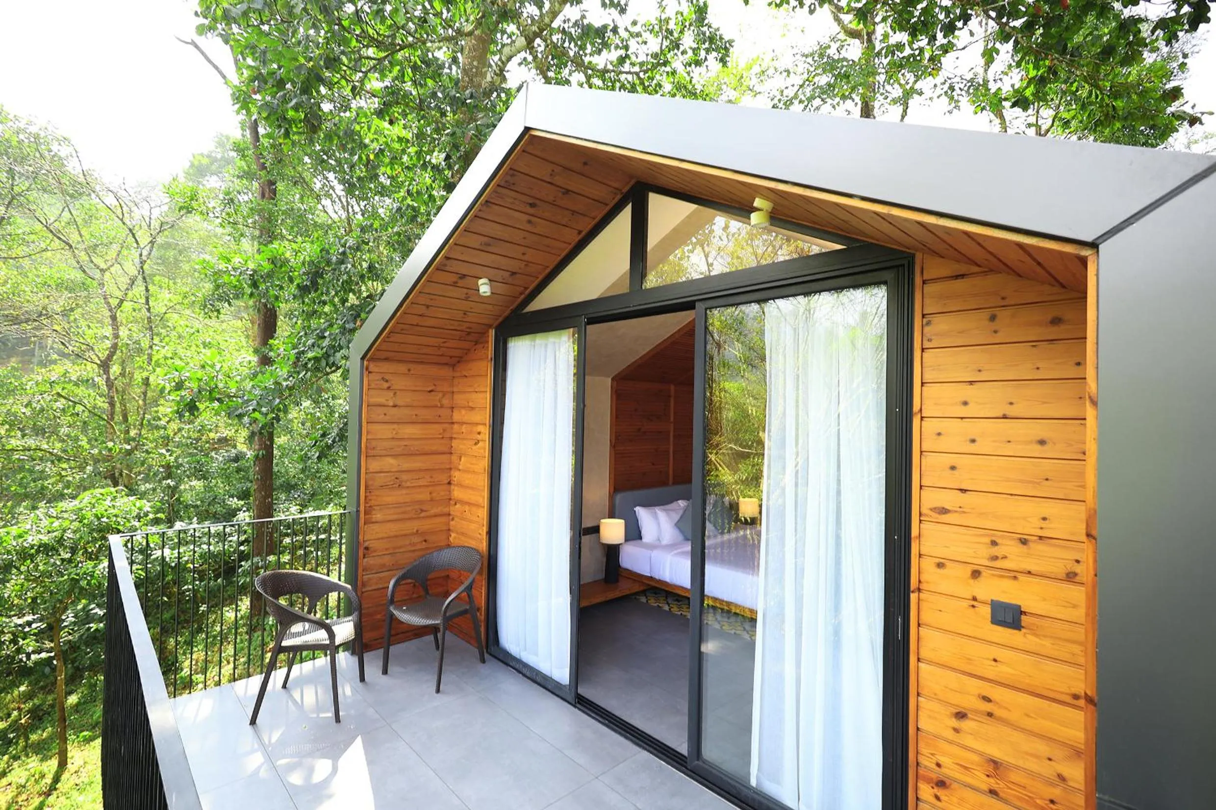 Balcony/Terrace in Flora Vythiri Resort Wayanad