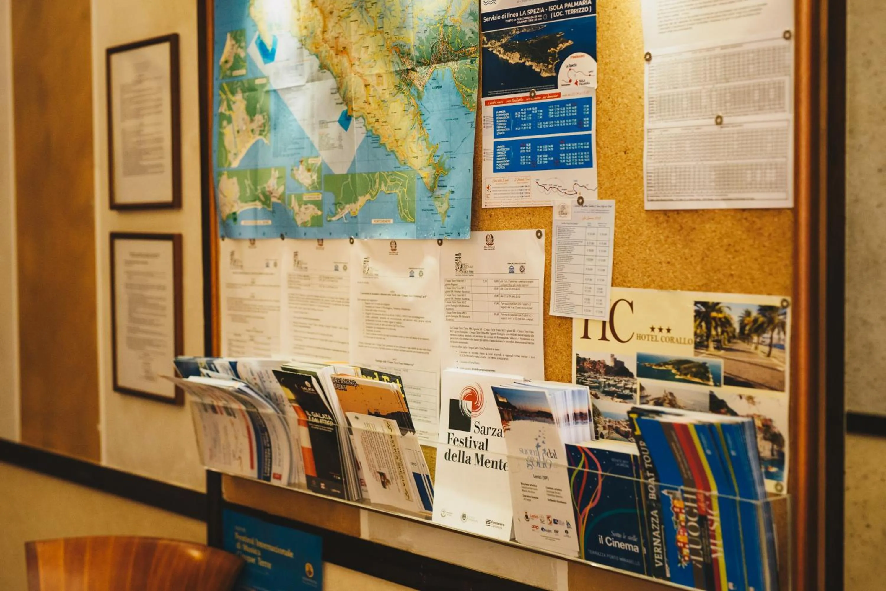 Lobby or reception in Hotel Corallo