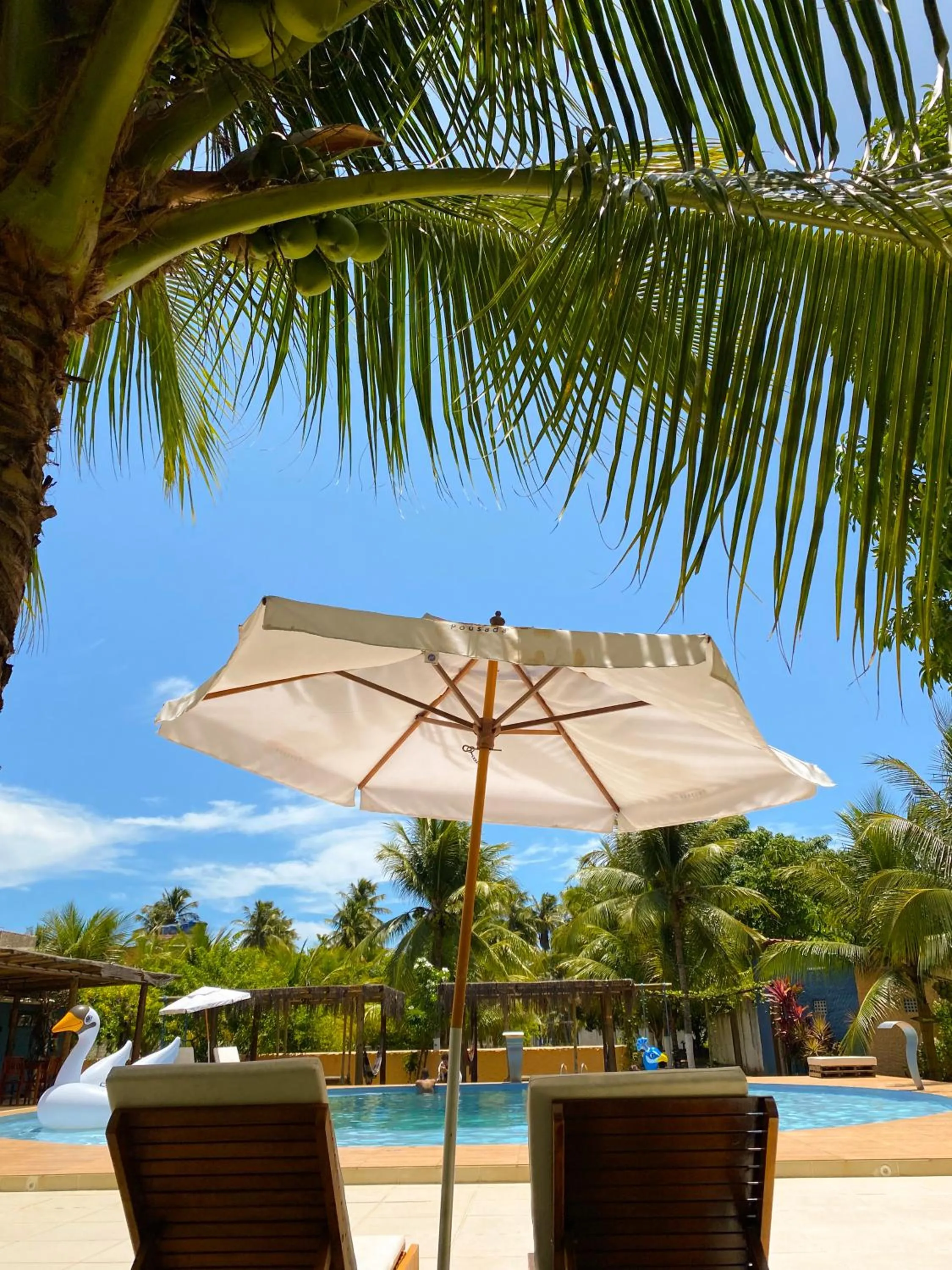 sunbed in Pousada o Casarão