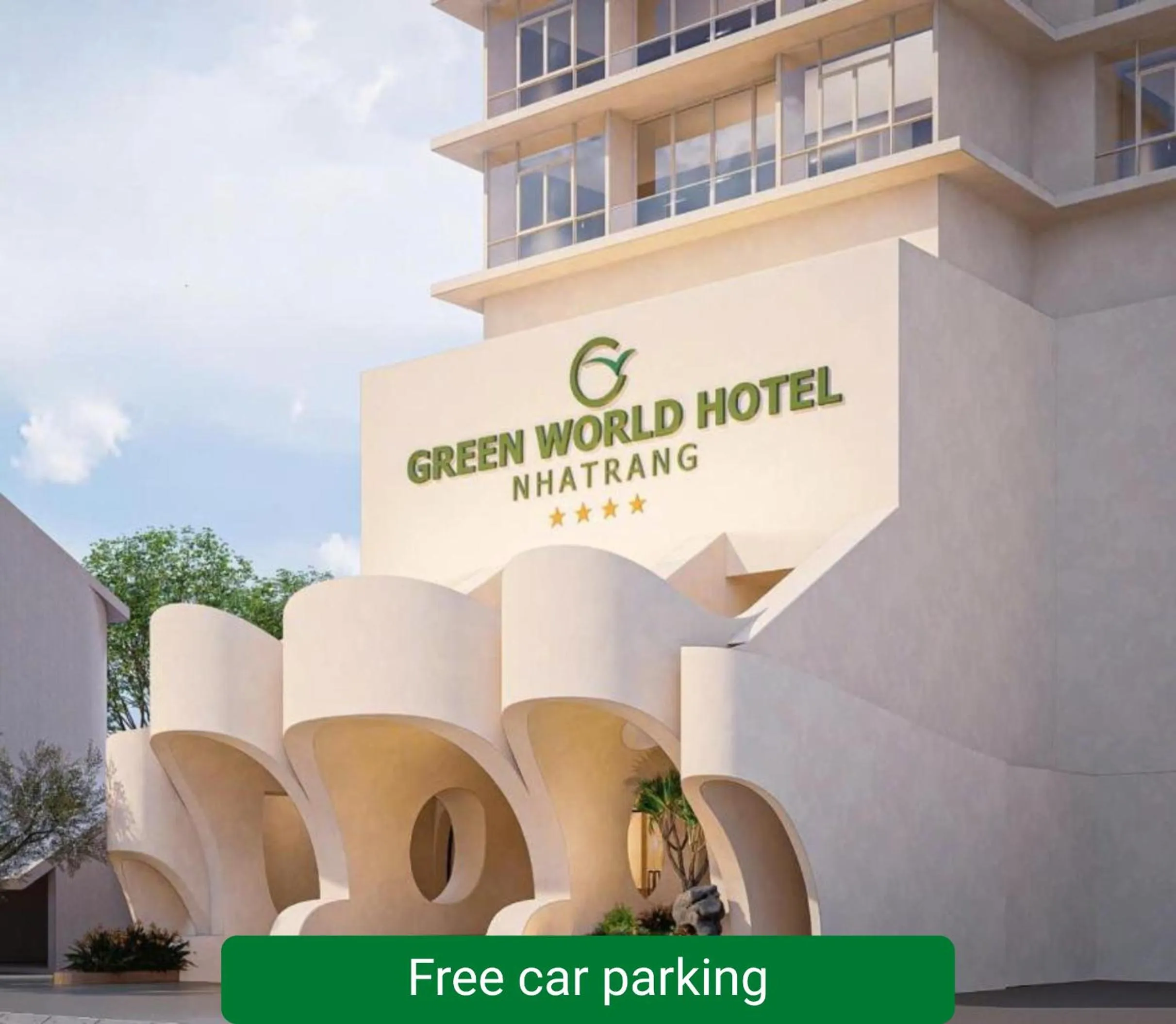 Property building in Green World Hotel Nha Trang