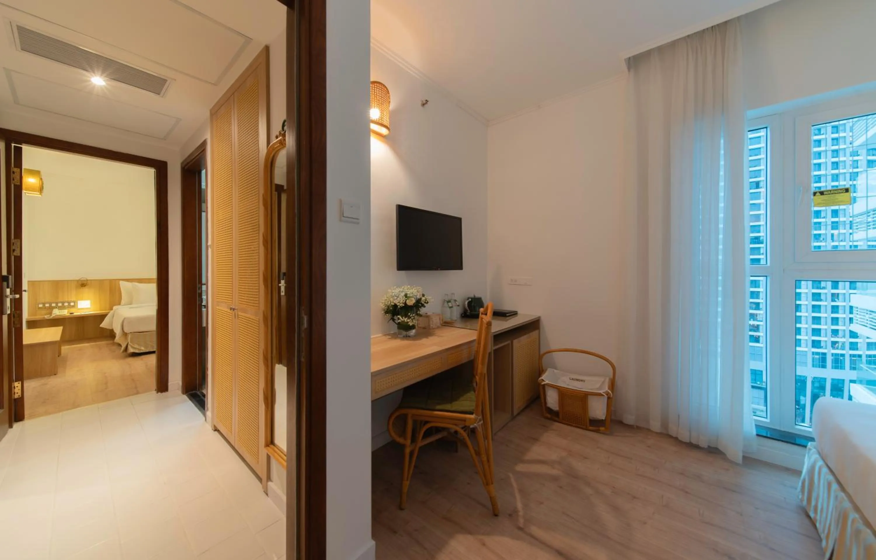 Patio, Bed in Green World Hotel Nha Trang