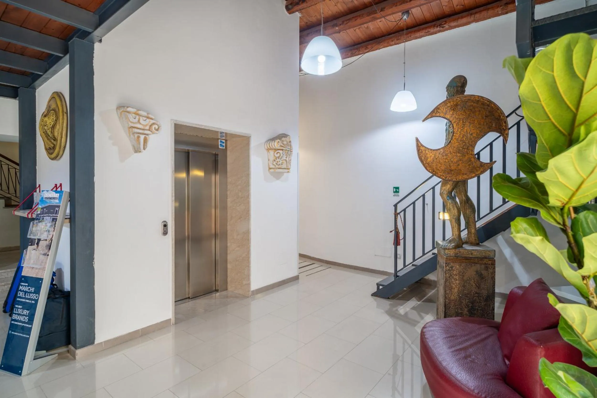 Lobby or reception in Hotel Centrale