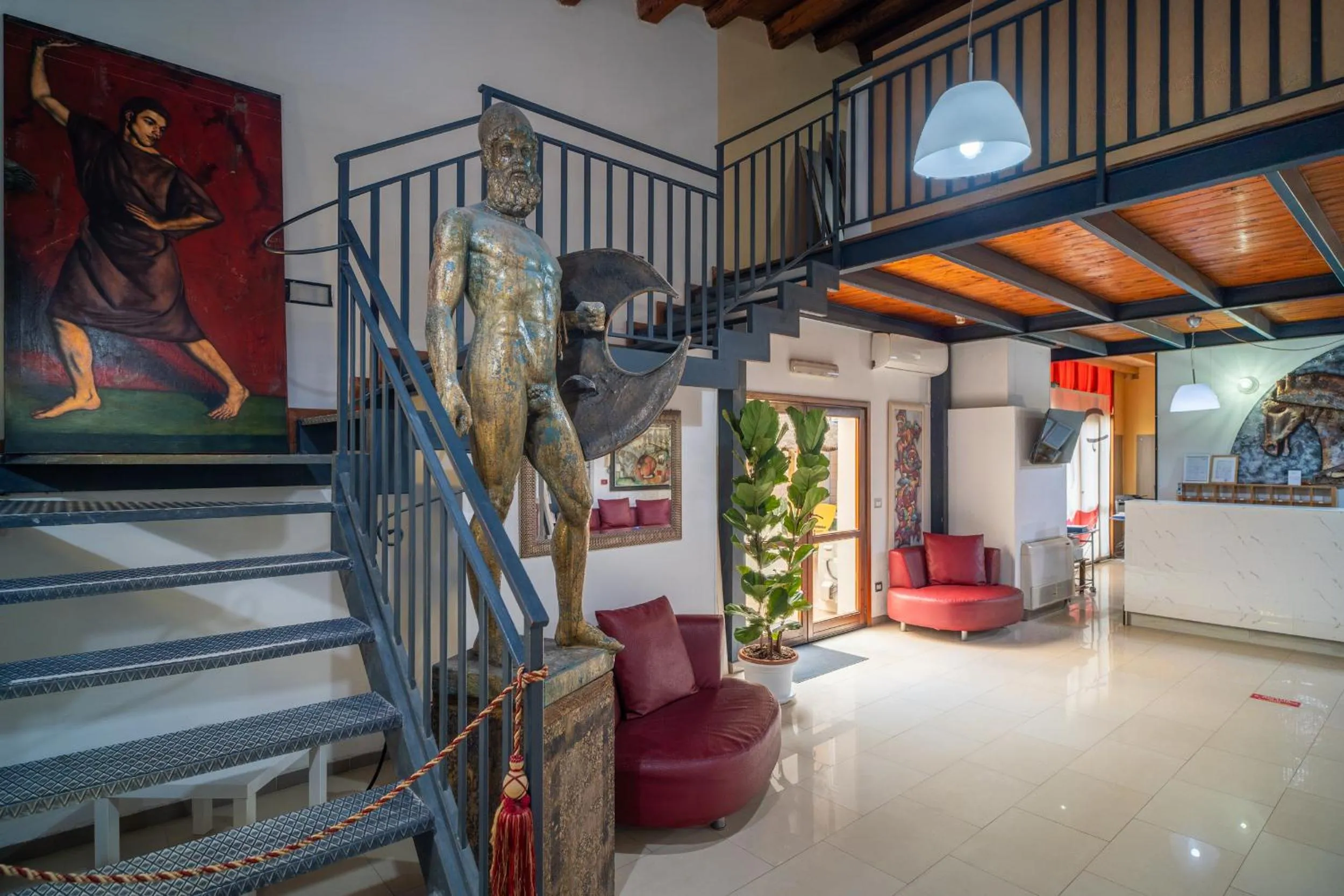 Lobby or reception in Hotel Centrale