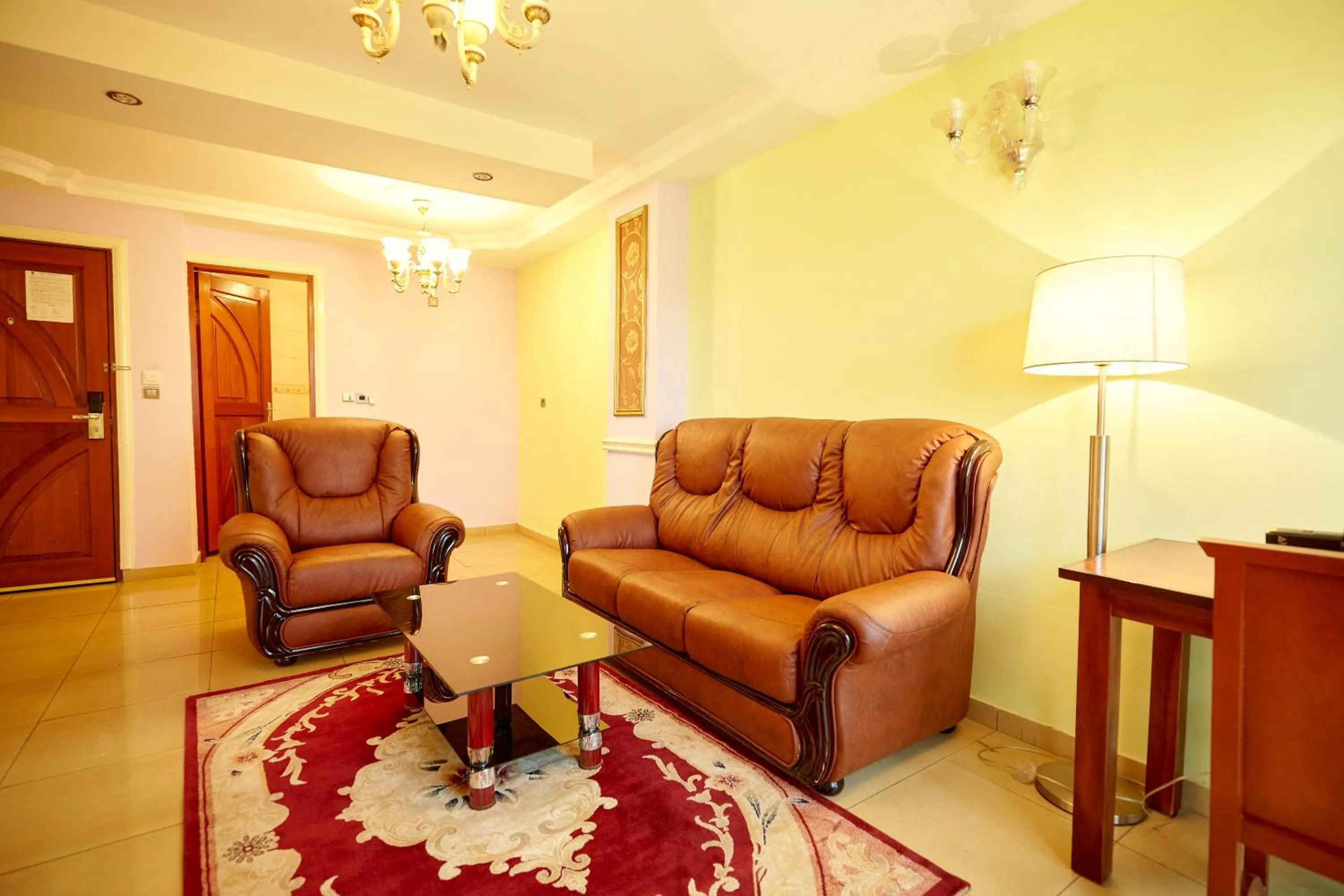 Seating area in FELICIA HOTEL YAOUNDE