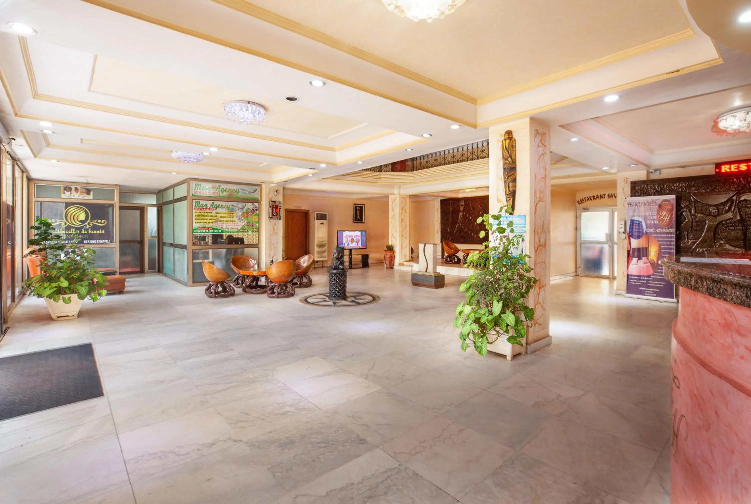 Lobby or reception in FELICIA HOTEL YAOUNDE