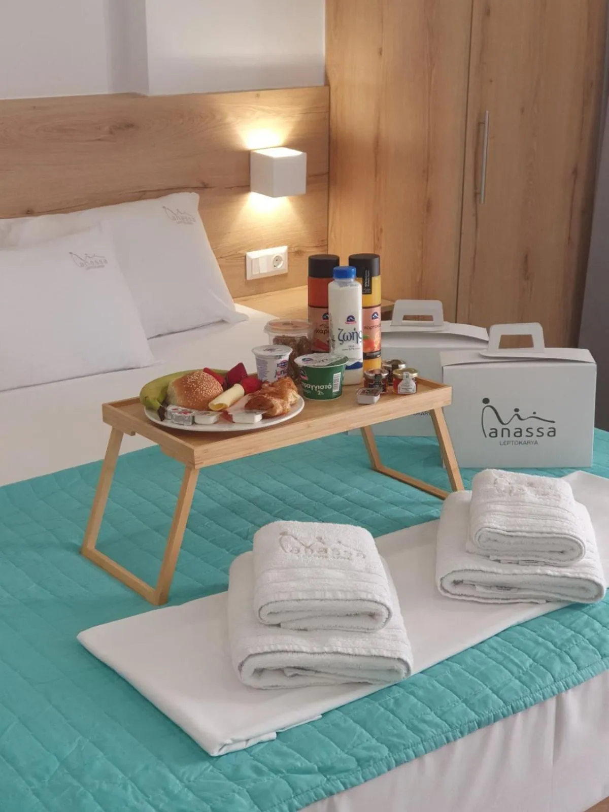 Breakfast, Bed in Anassa Suites