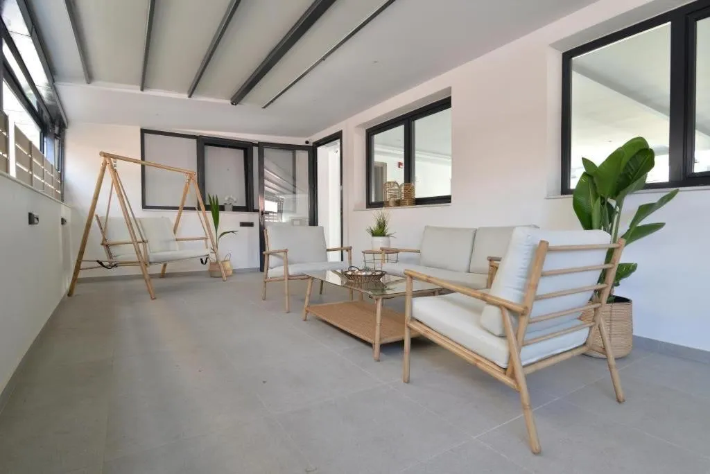 Seating area in Anassa Suites