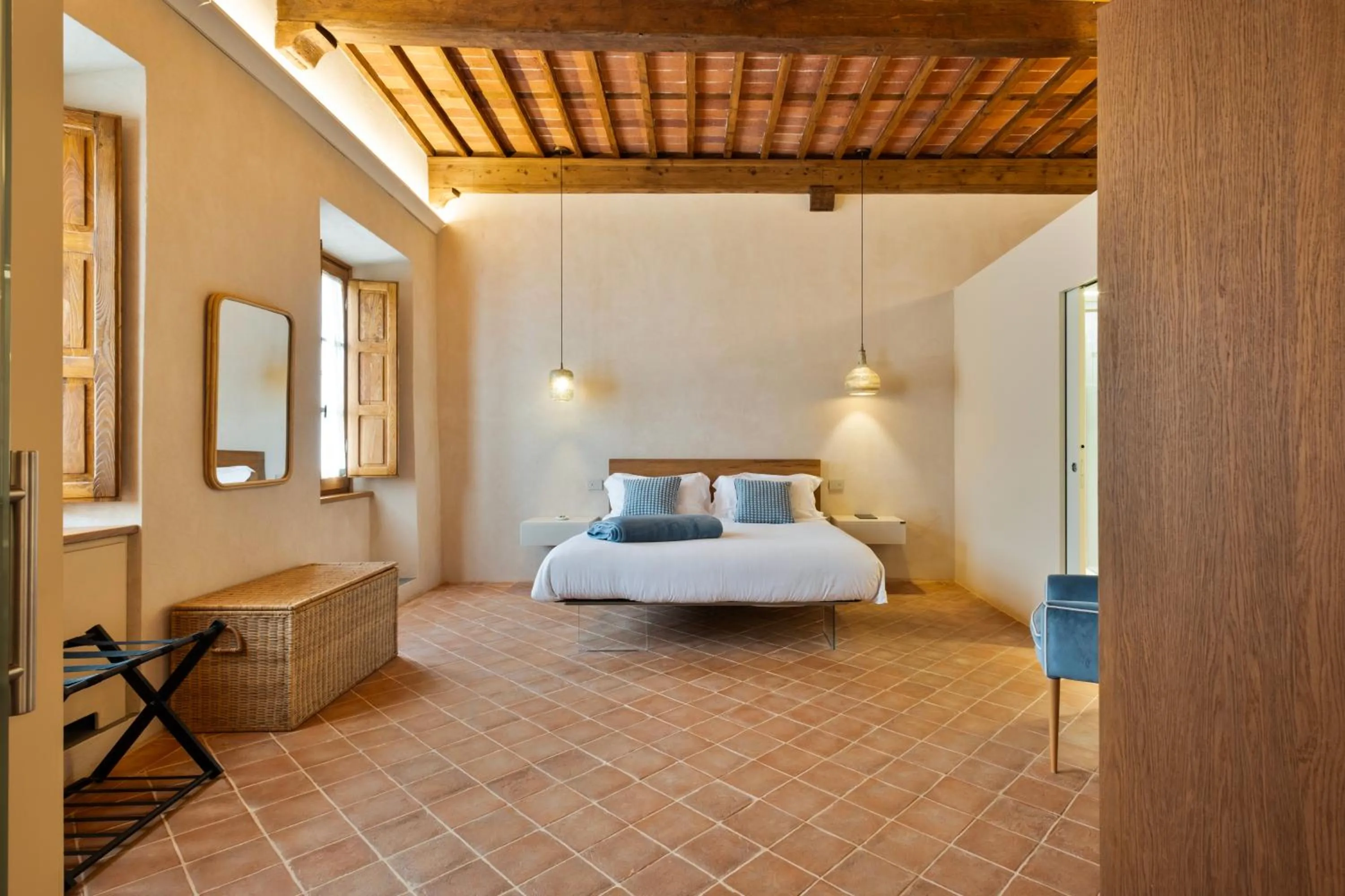 Bedroom, Bed in Badia Giulia Prestigious Historical B&B, Camaiore - Adults Only - No Pets