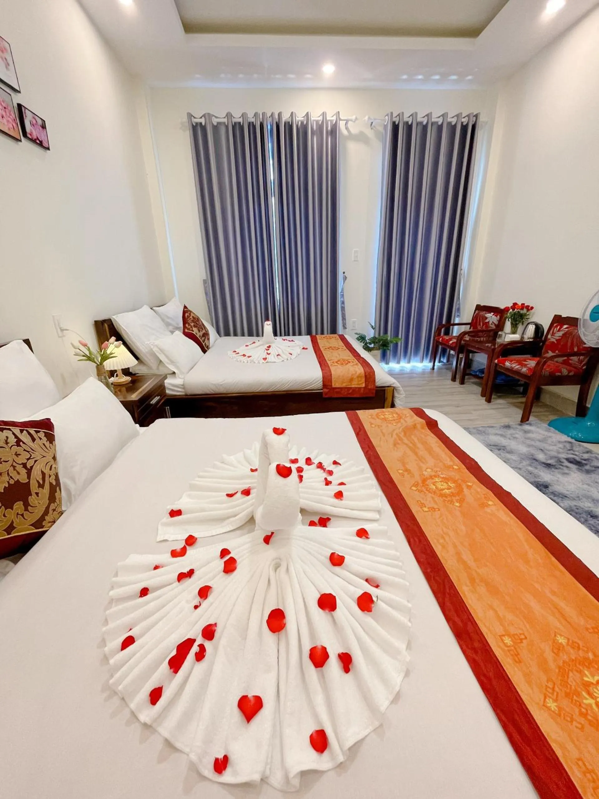 Photo of the whole room, Bed in Nhat Hoang Homestay Da Lat