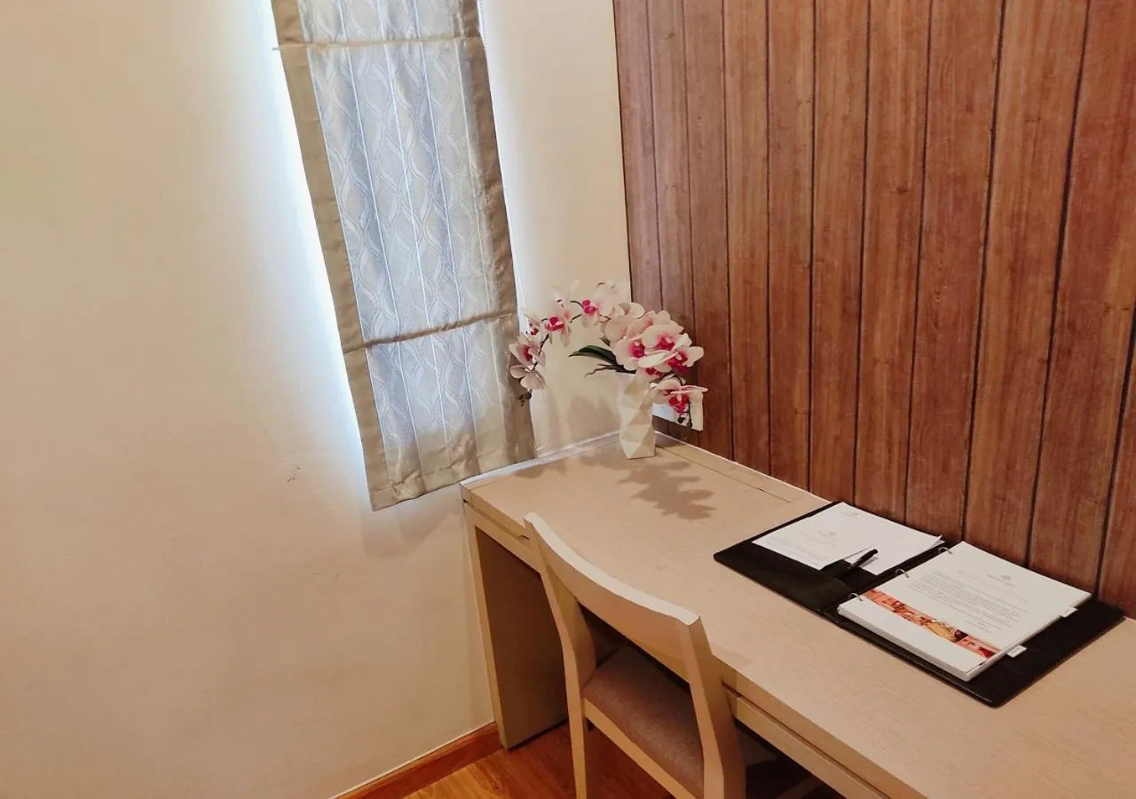 Seating area in GK Central Hotel