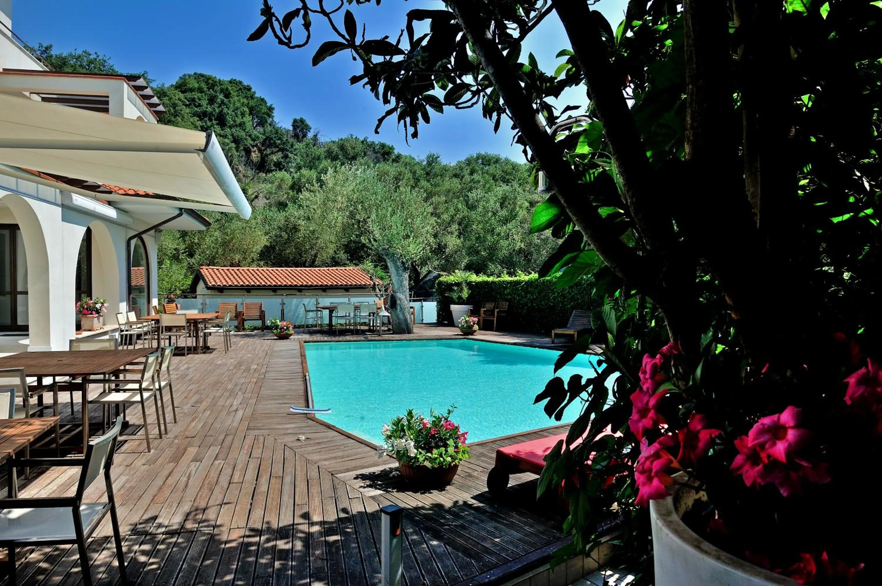 Patio in Hotel Le Piane