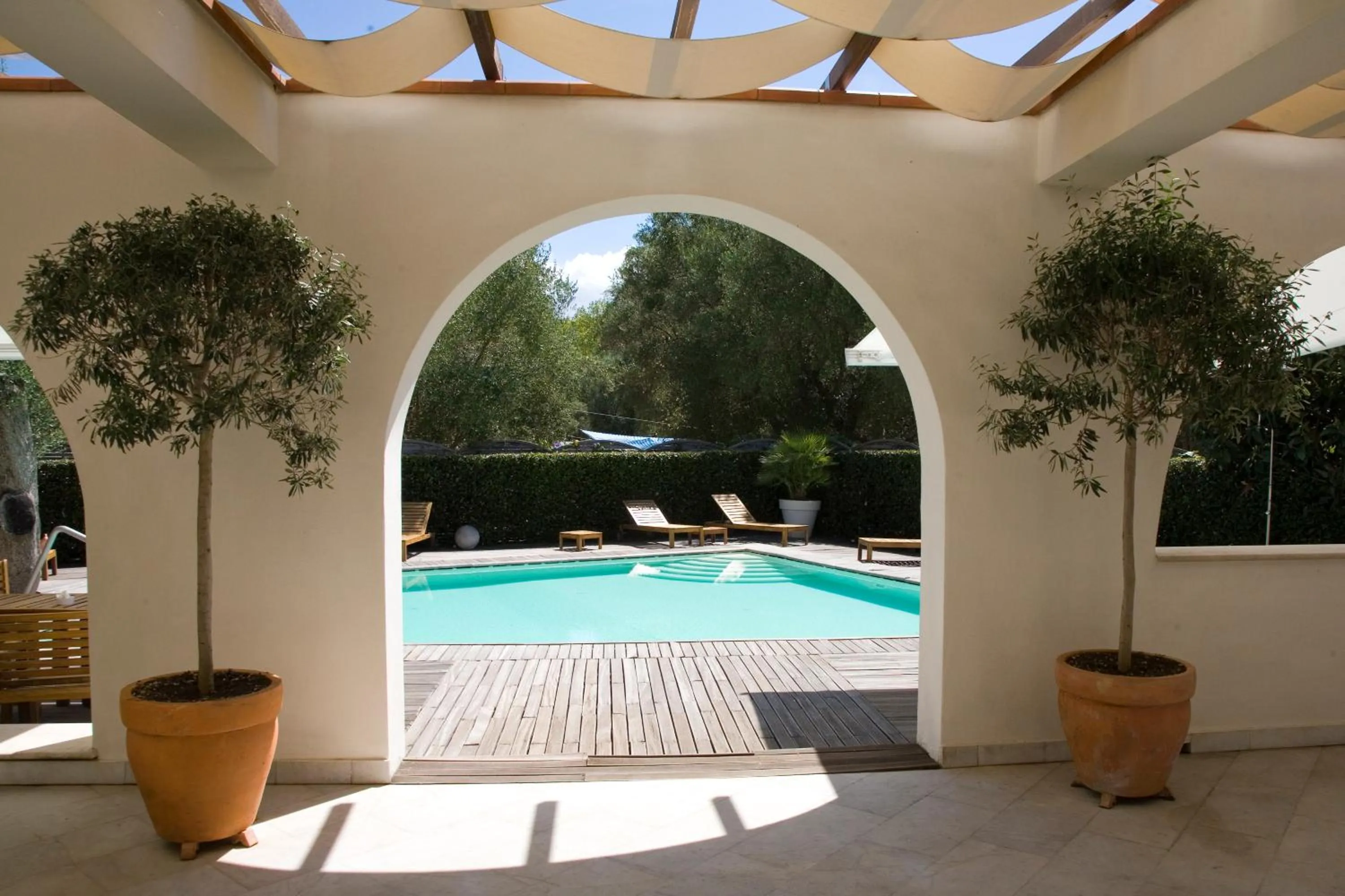 Patio in Hotel Le Piane