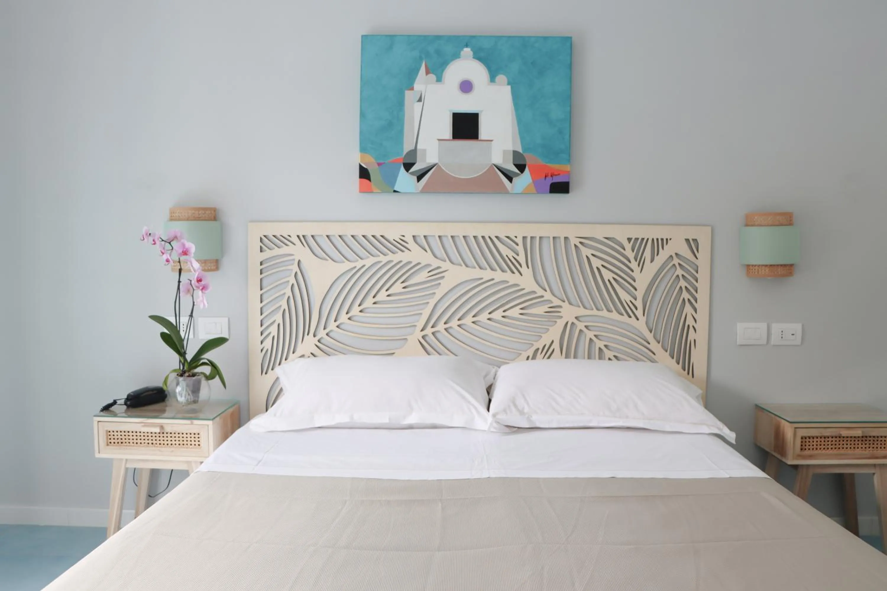 Bed in Hotel Lord Byron