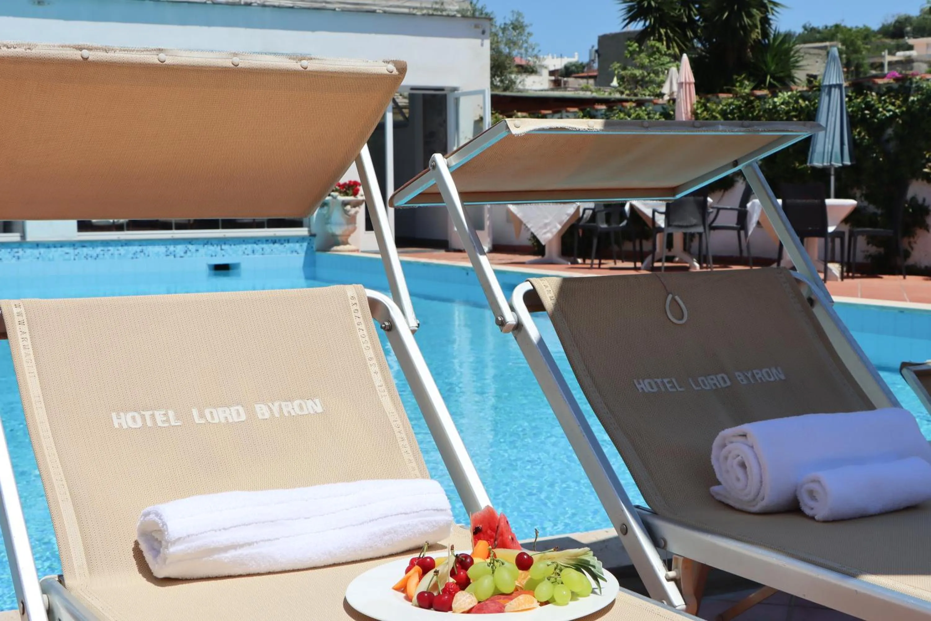 sunbed in Hotel Lord Byron