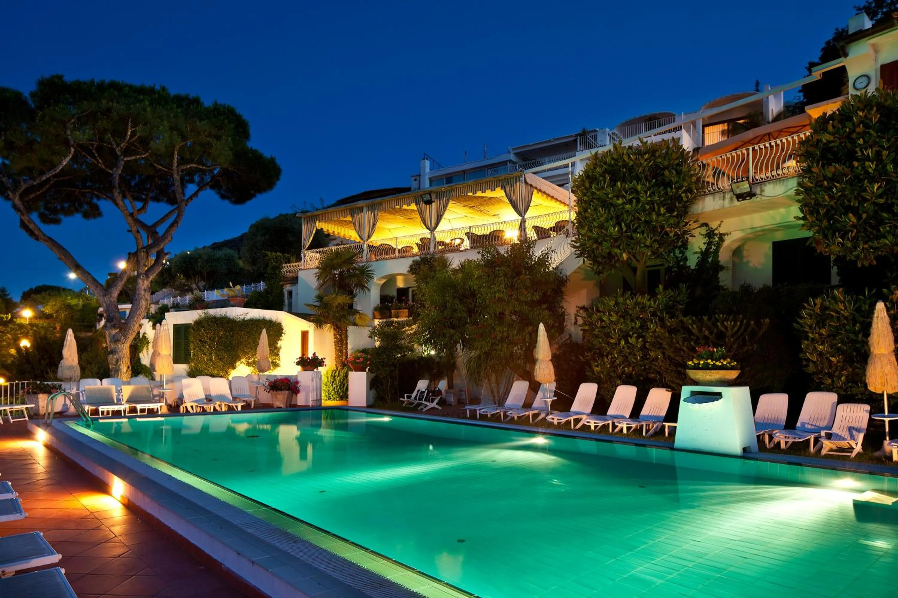 Pool view in Le Querce Resort Sea Thermae & Spa