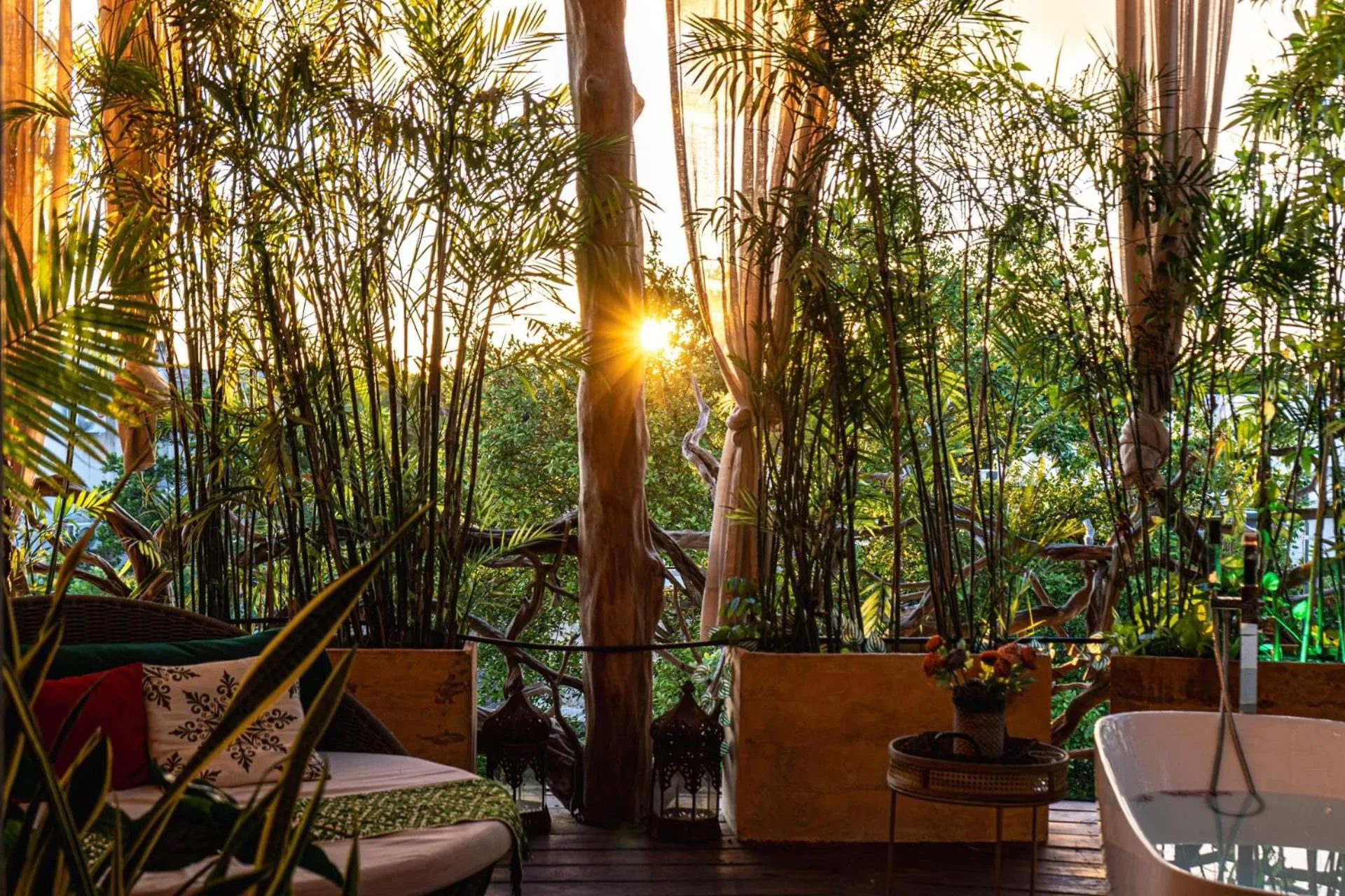 Garden view in Xkeban Tulum Adults Only