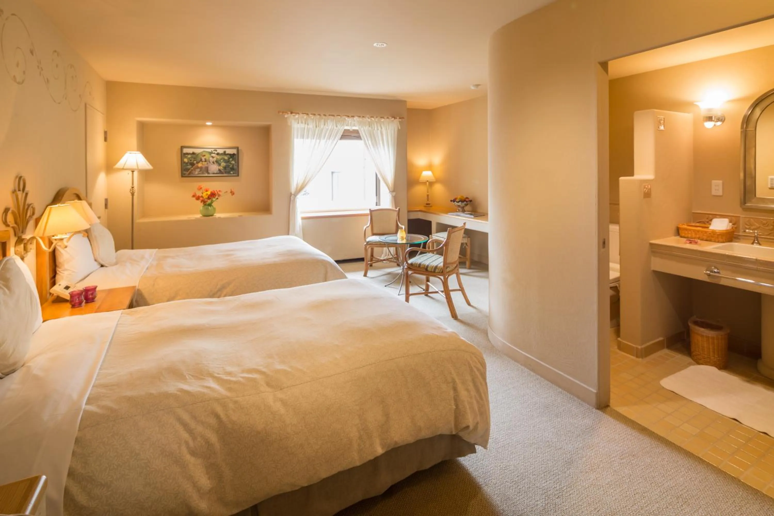 Bed in Poppy Springs Resort & Spa