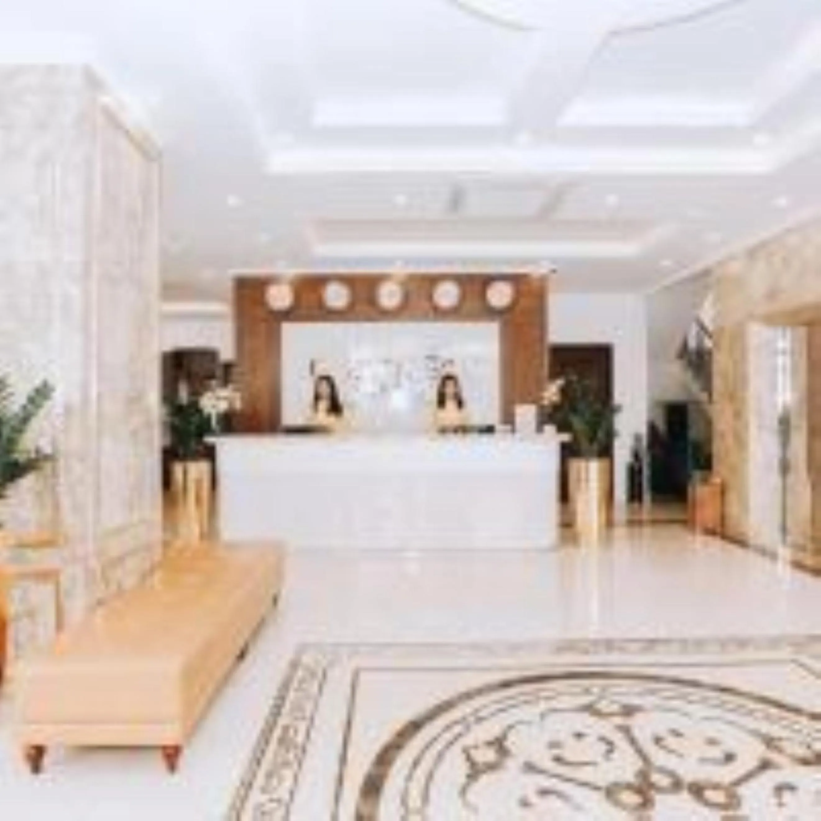 Lobby or reception in Golden Sea Hotel