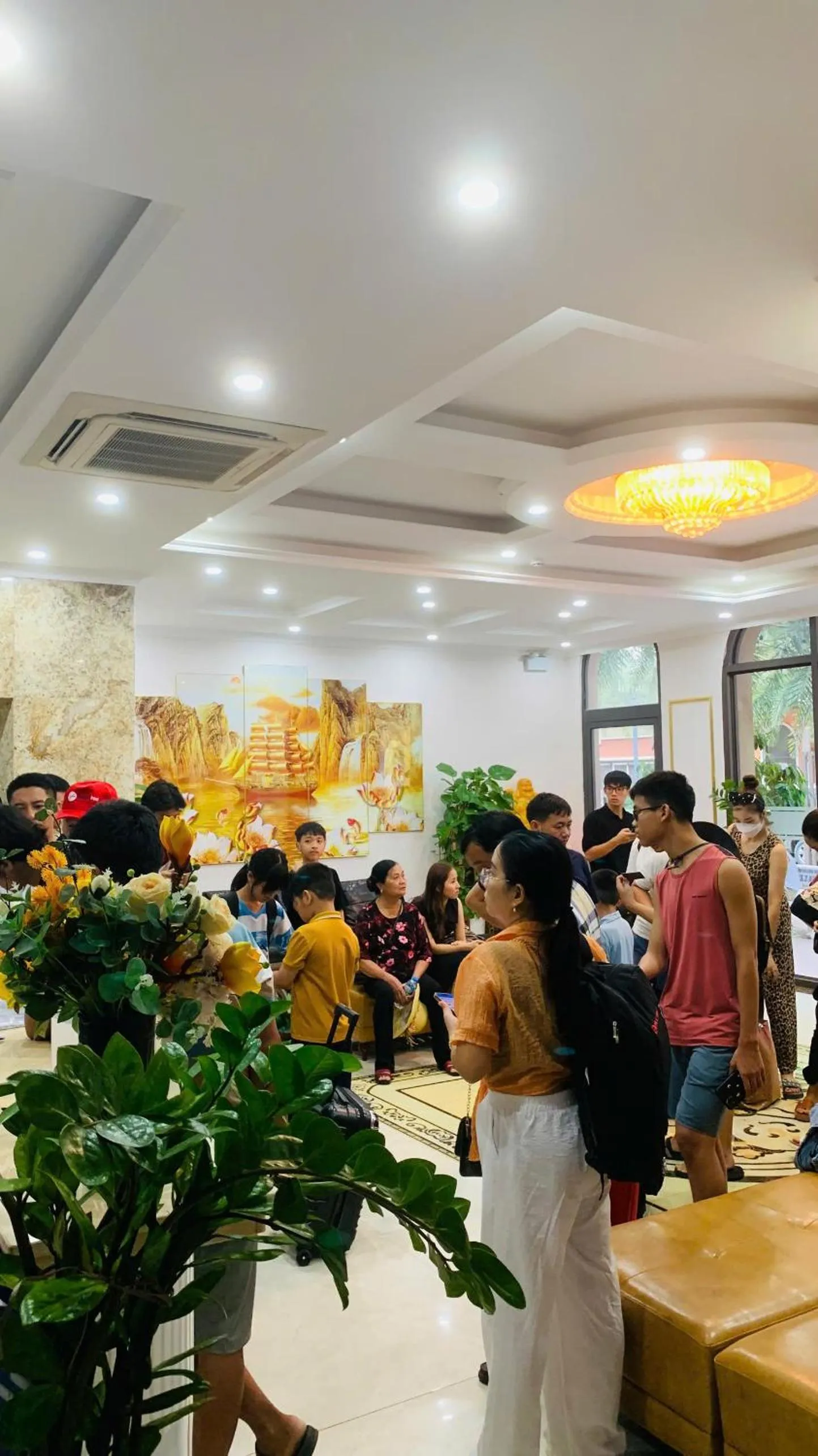 group of guests in Golden Sea Hotel