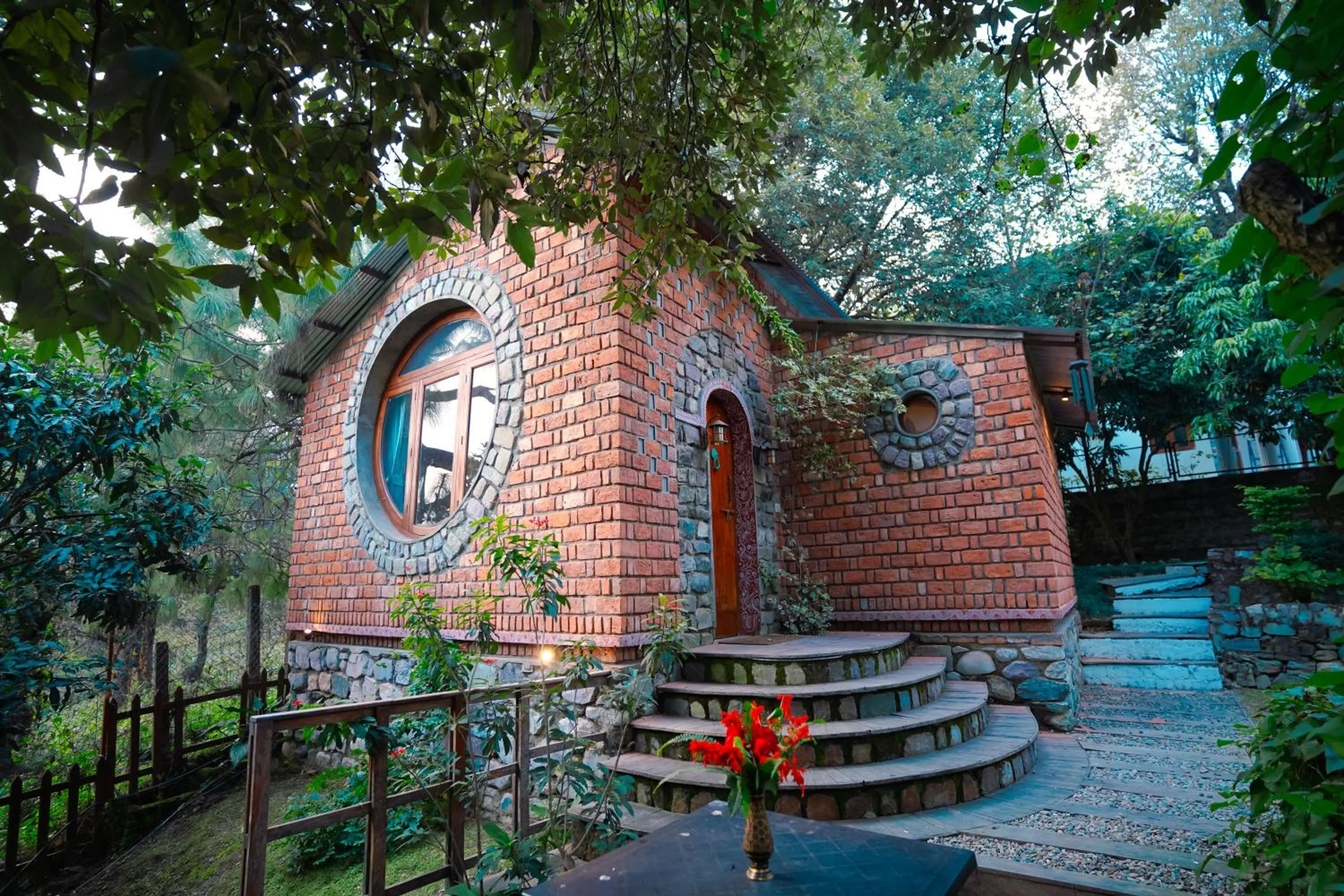 Facade/entrance in Chirping Hills Resort,Bhimtal