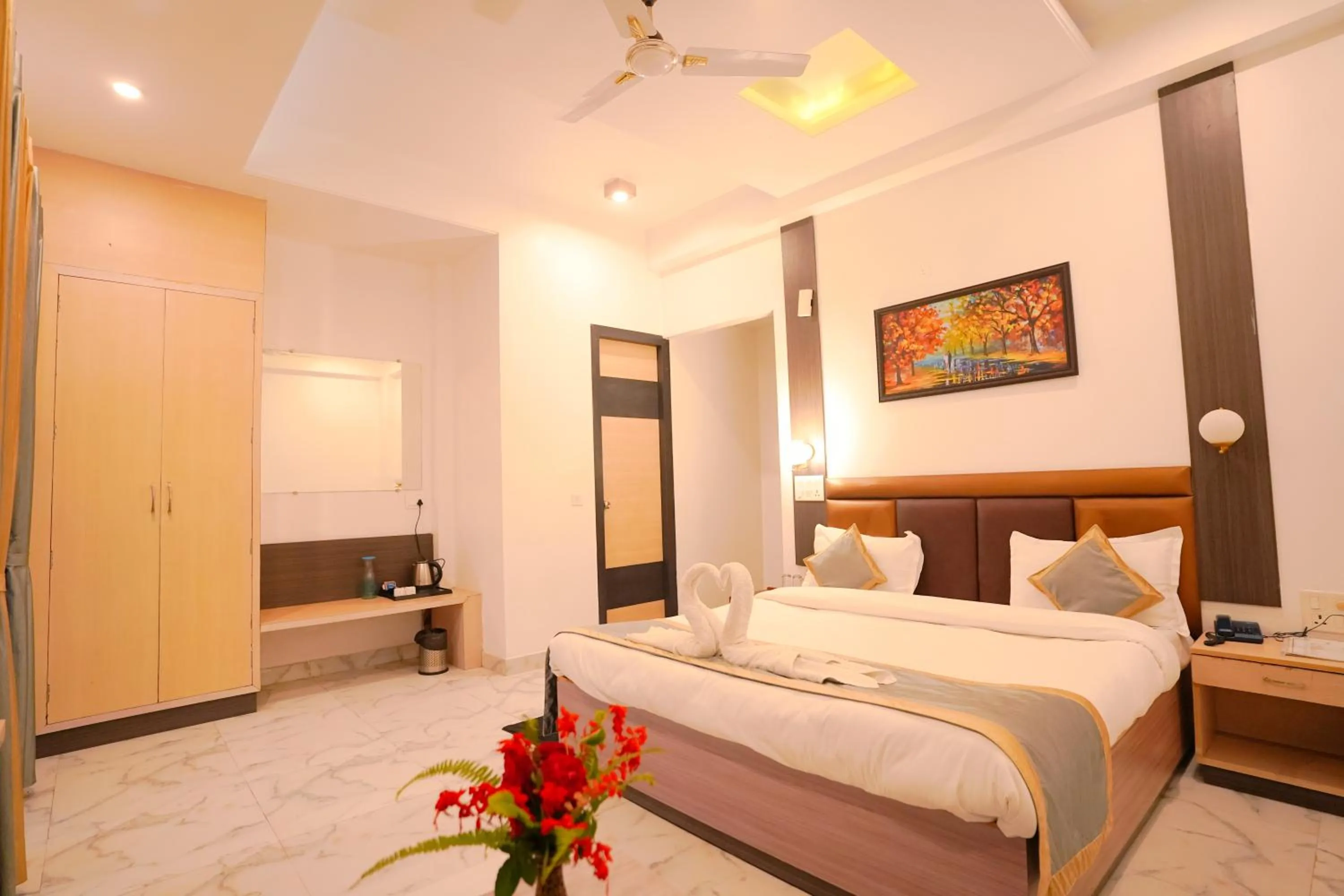 Photo of the whole room, Bed in Chirping Hills Resort,Bhimtal