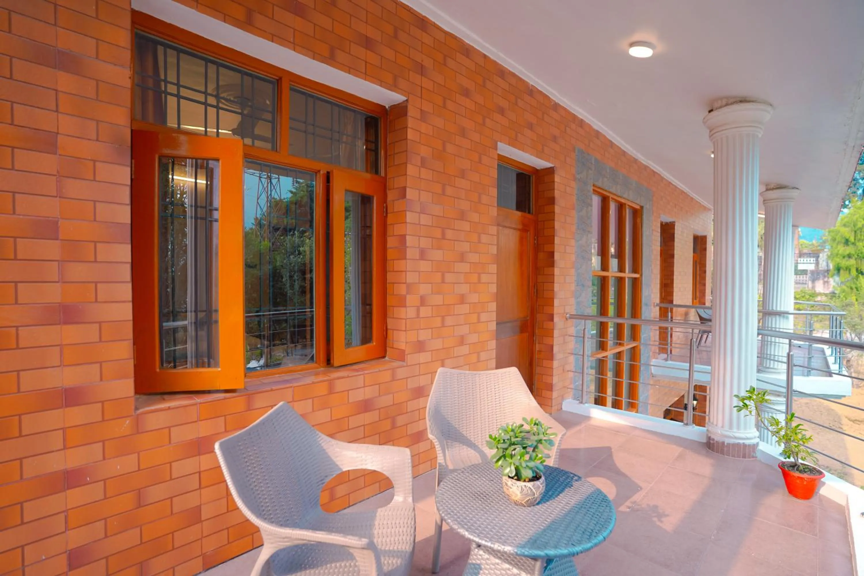 Balcony/Terrace in Chirping Hills Resort,Bhimtal