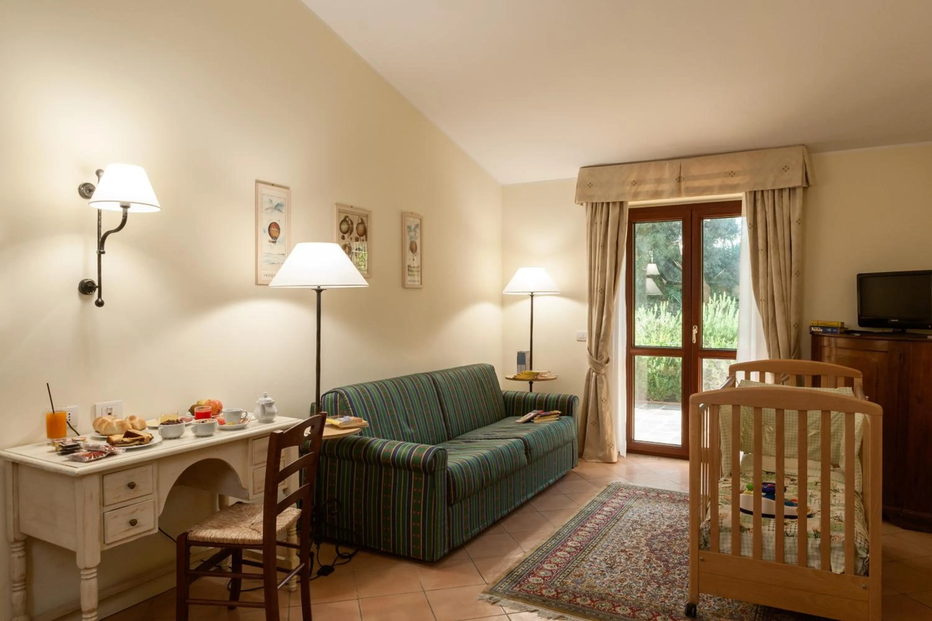 Living room in Hotel Selva Candida