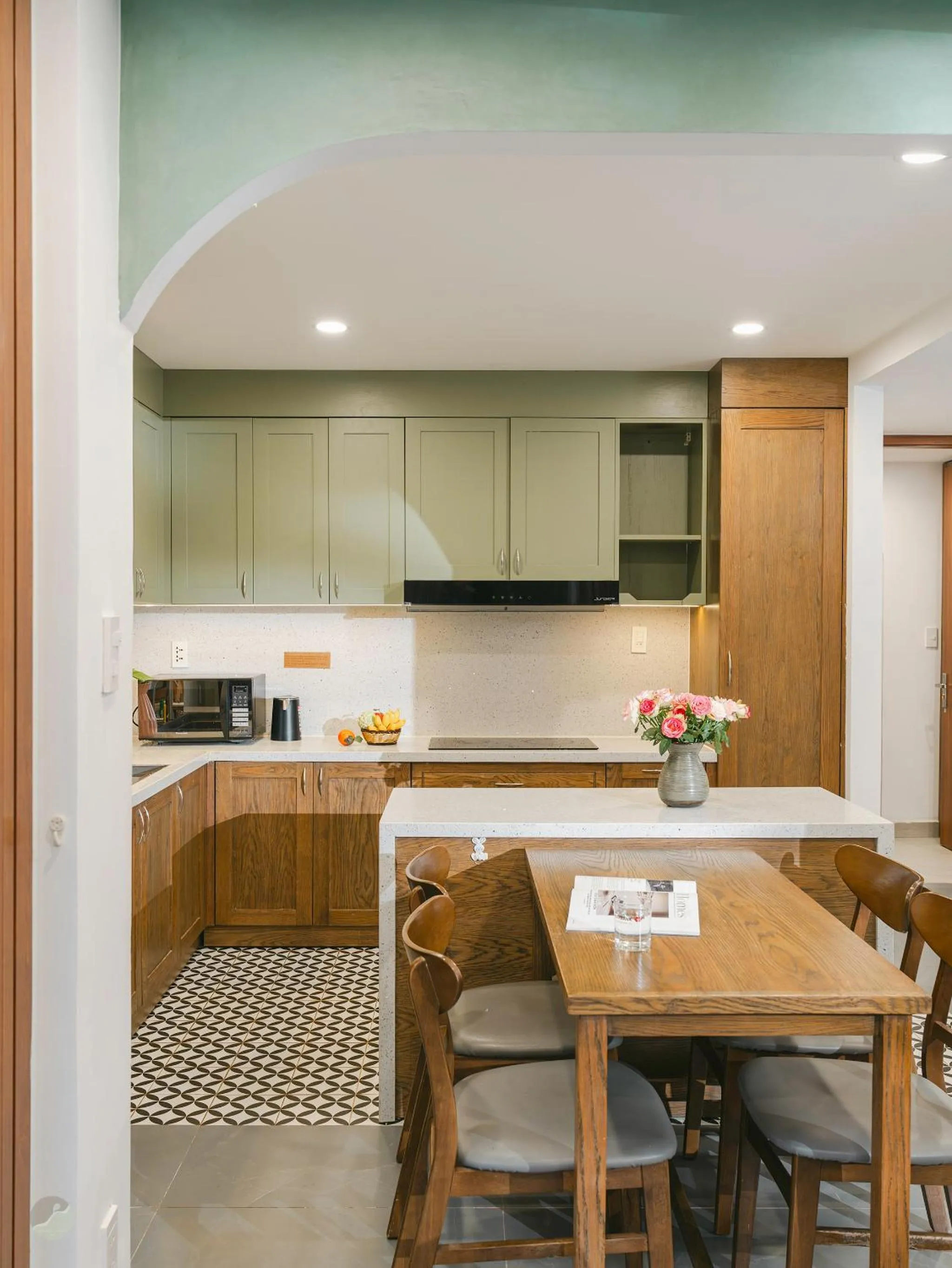 Kitchen or kitchenette in Miền Sương Khói - Home & Café