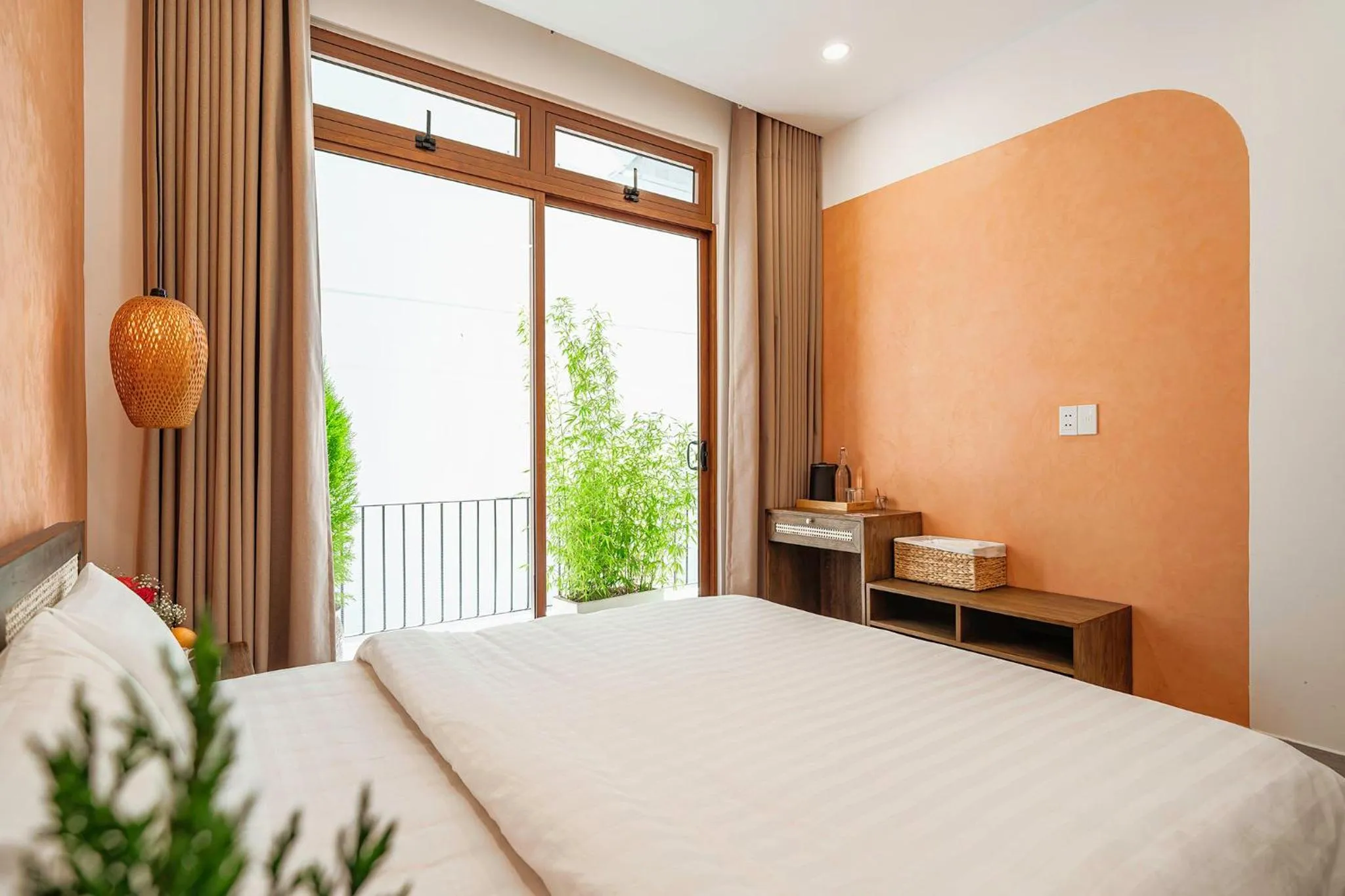 Bed in Miền Sương Khói - Home & Café