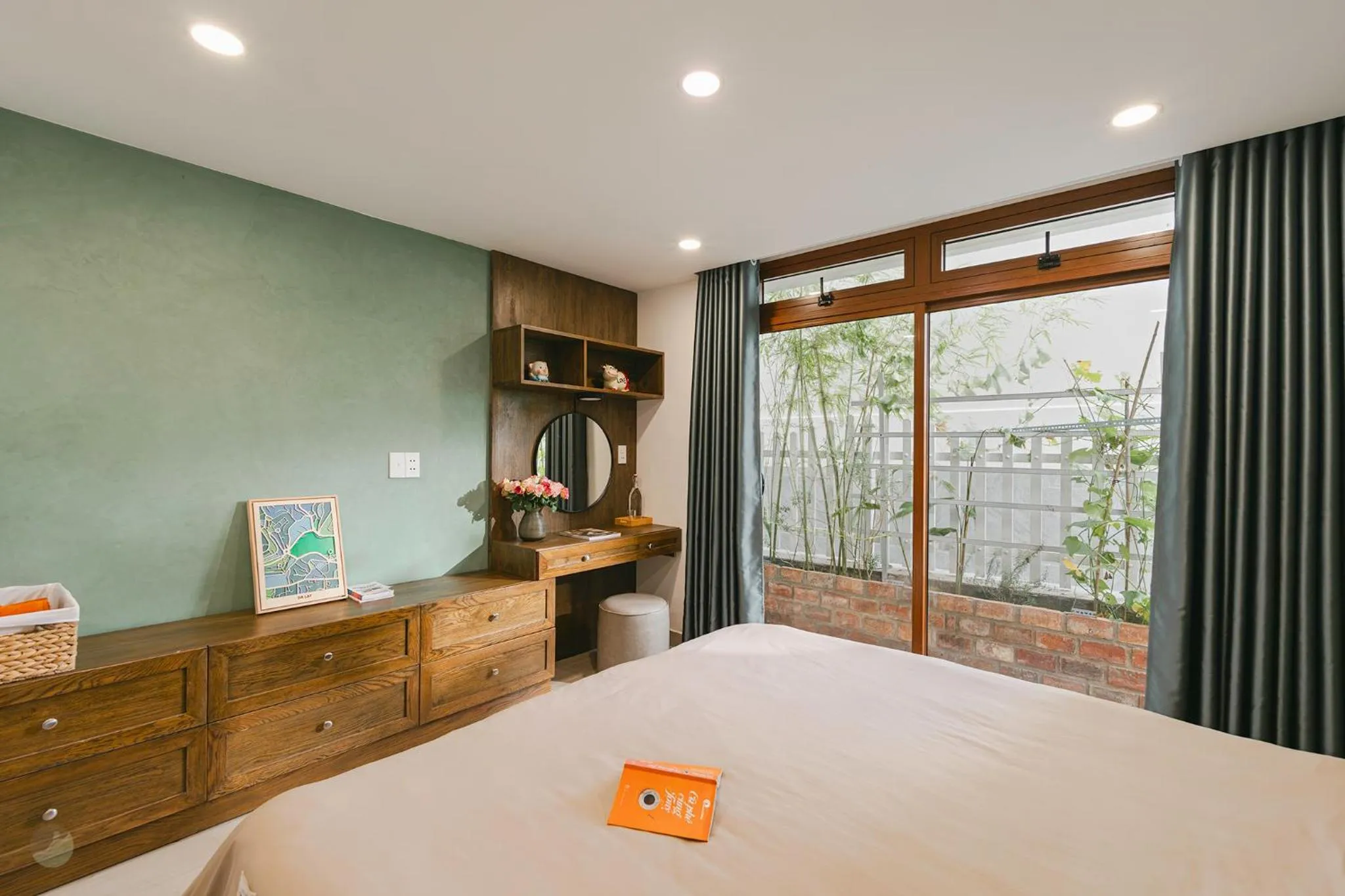 Bedroom, Bed in Miền Sương Khói - Home & Café
