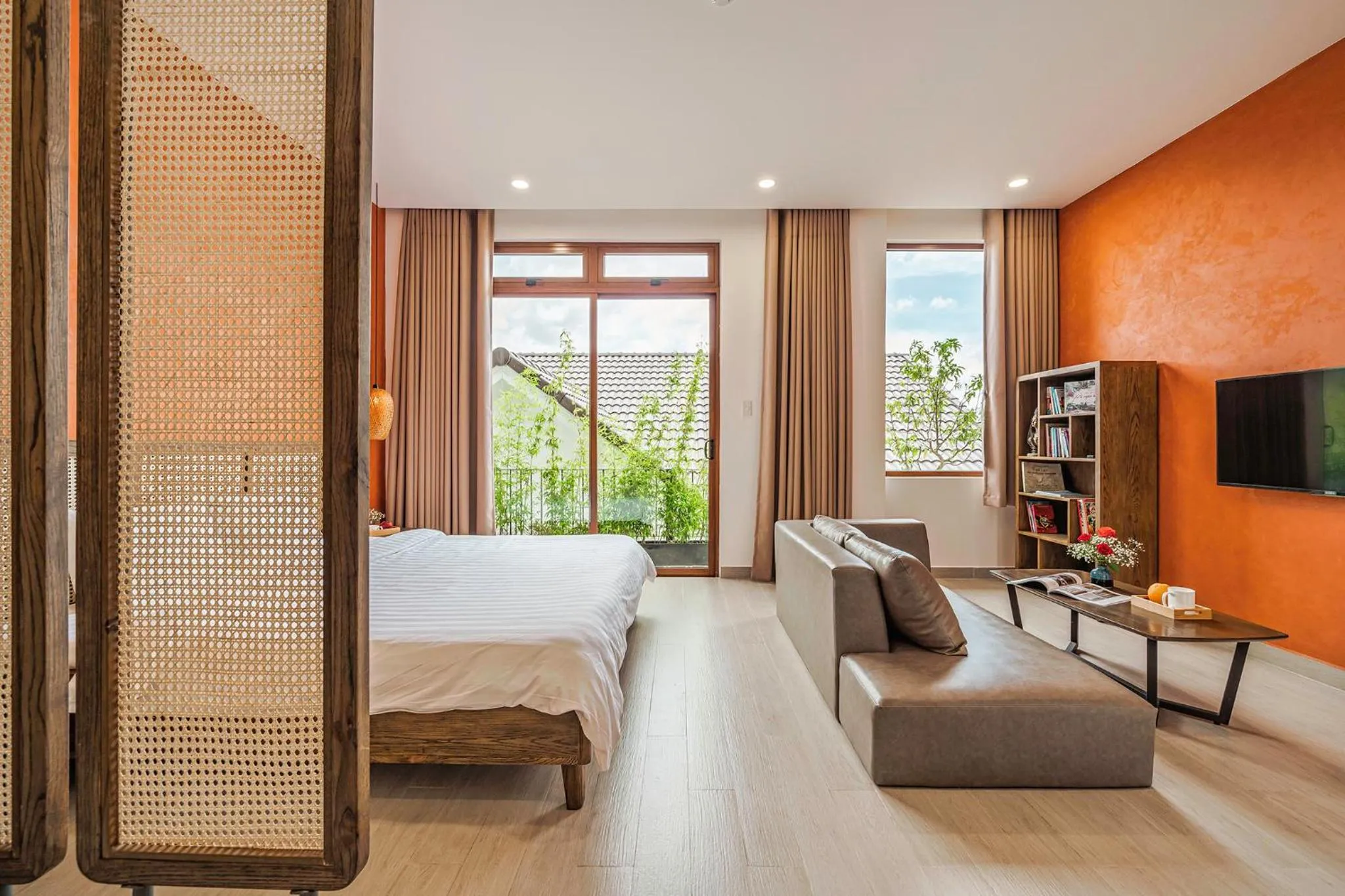 Bed in Miền Sương Khói - Home & Café