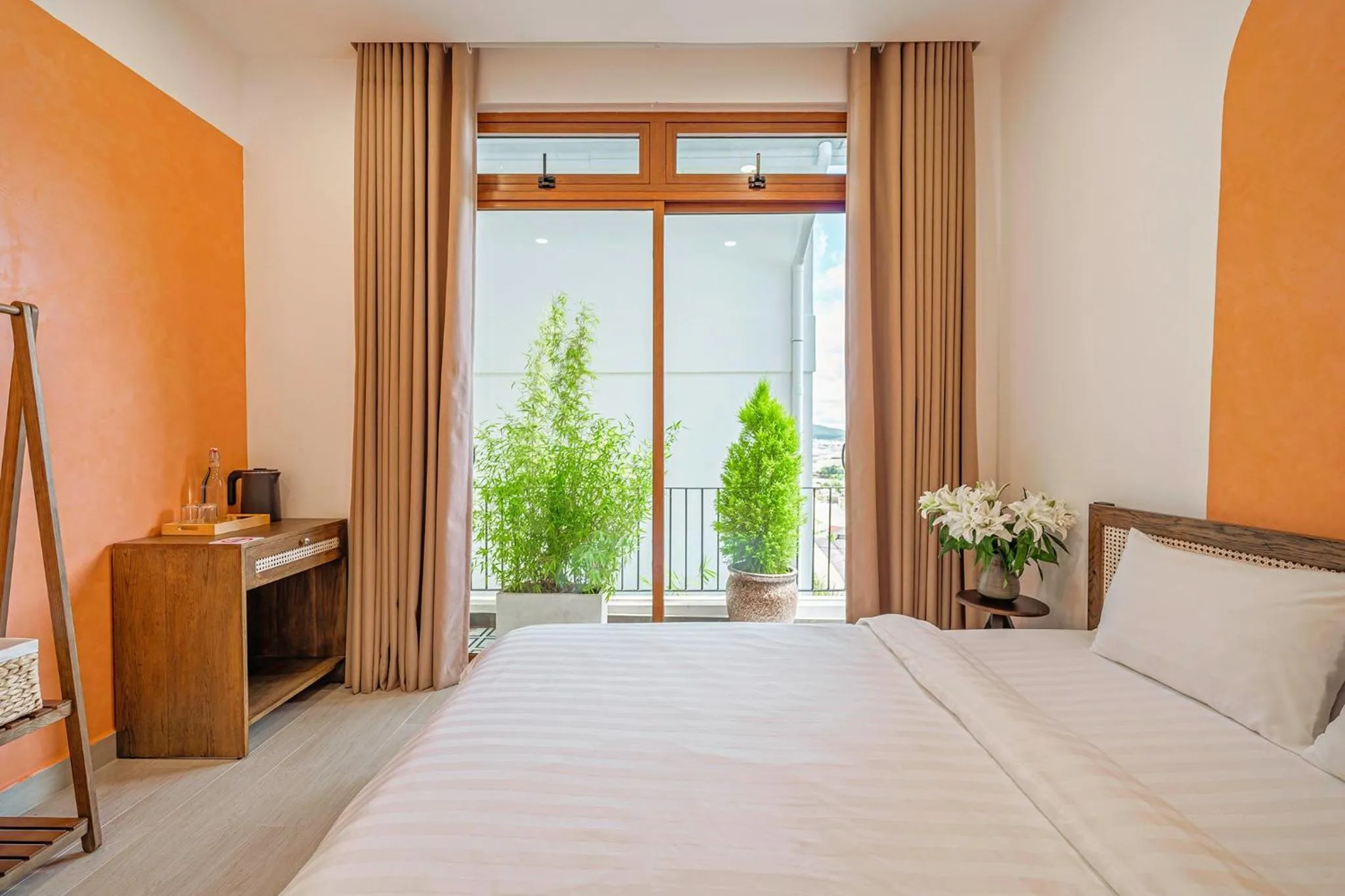 Bed in Miền Sương Khói - Home & Café