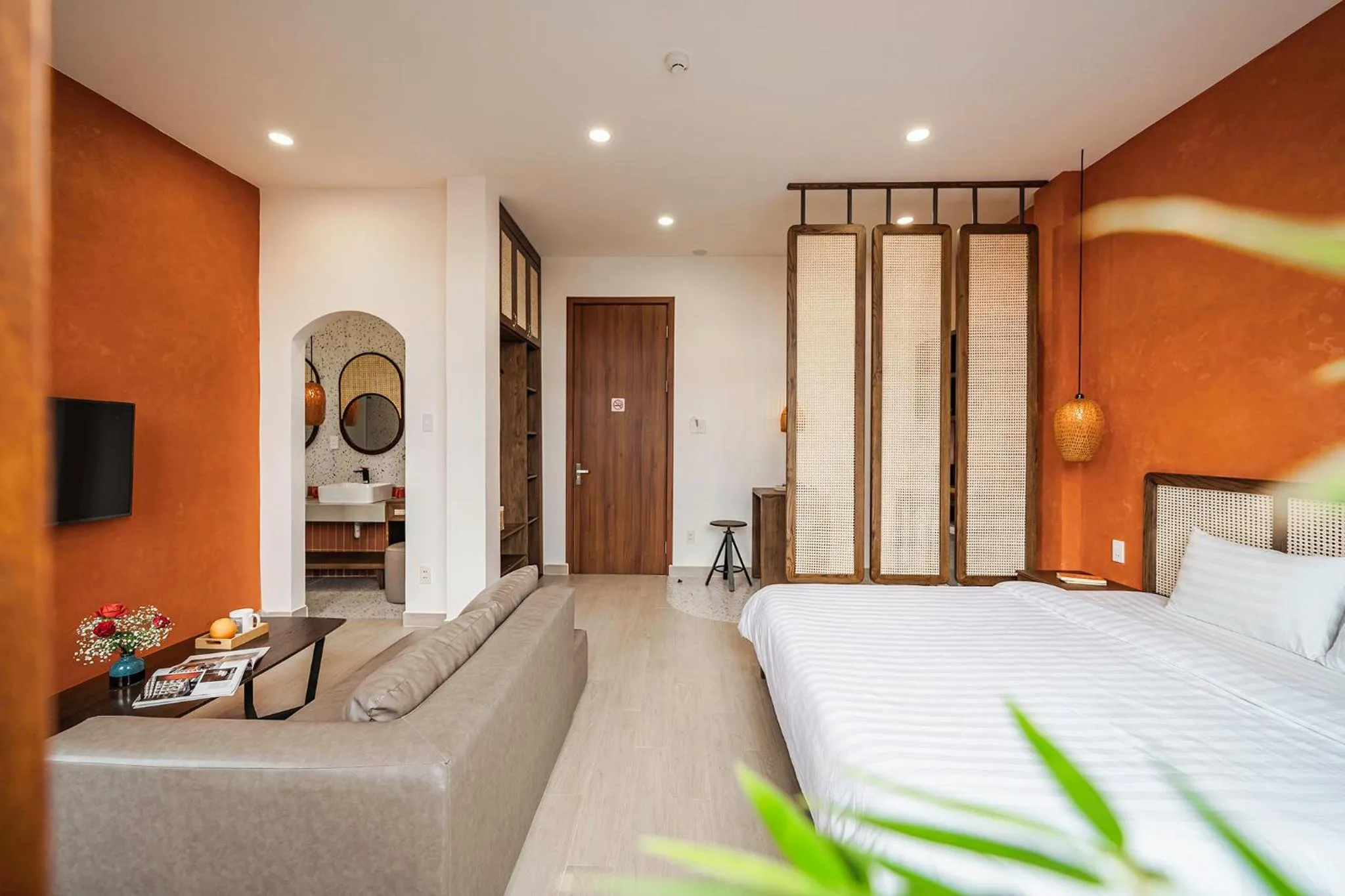 Bed in Miền Sương Khói - Home & Café