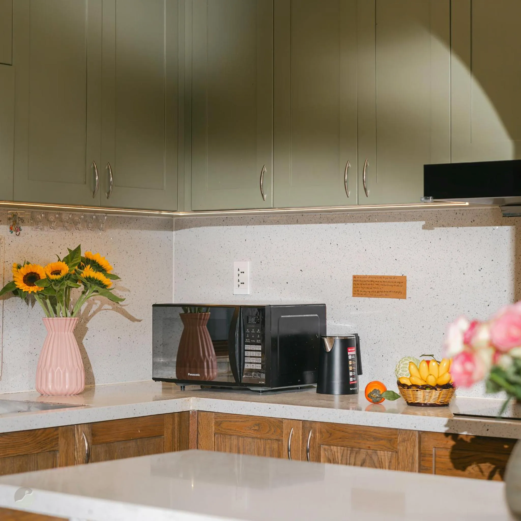 Kitchen or kitchenette in Miền Sương Khói - Home & Café