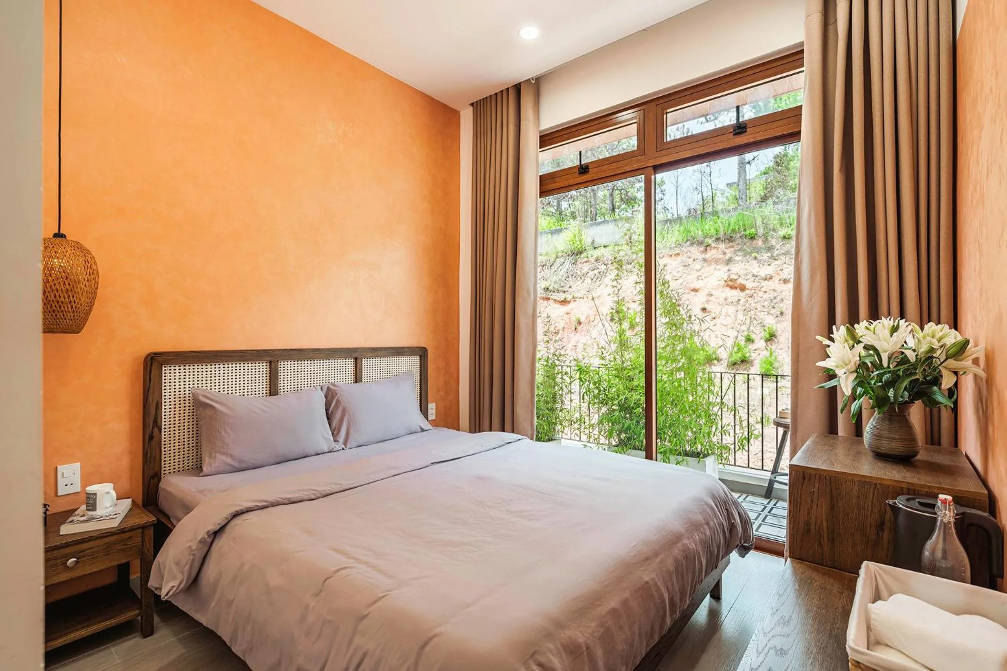 Bed in Miền Sương Khói - Home & Café