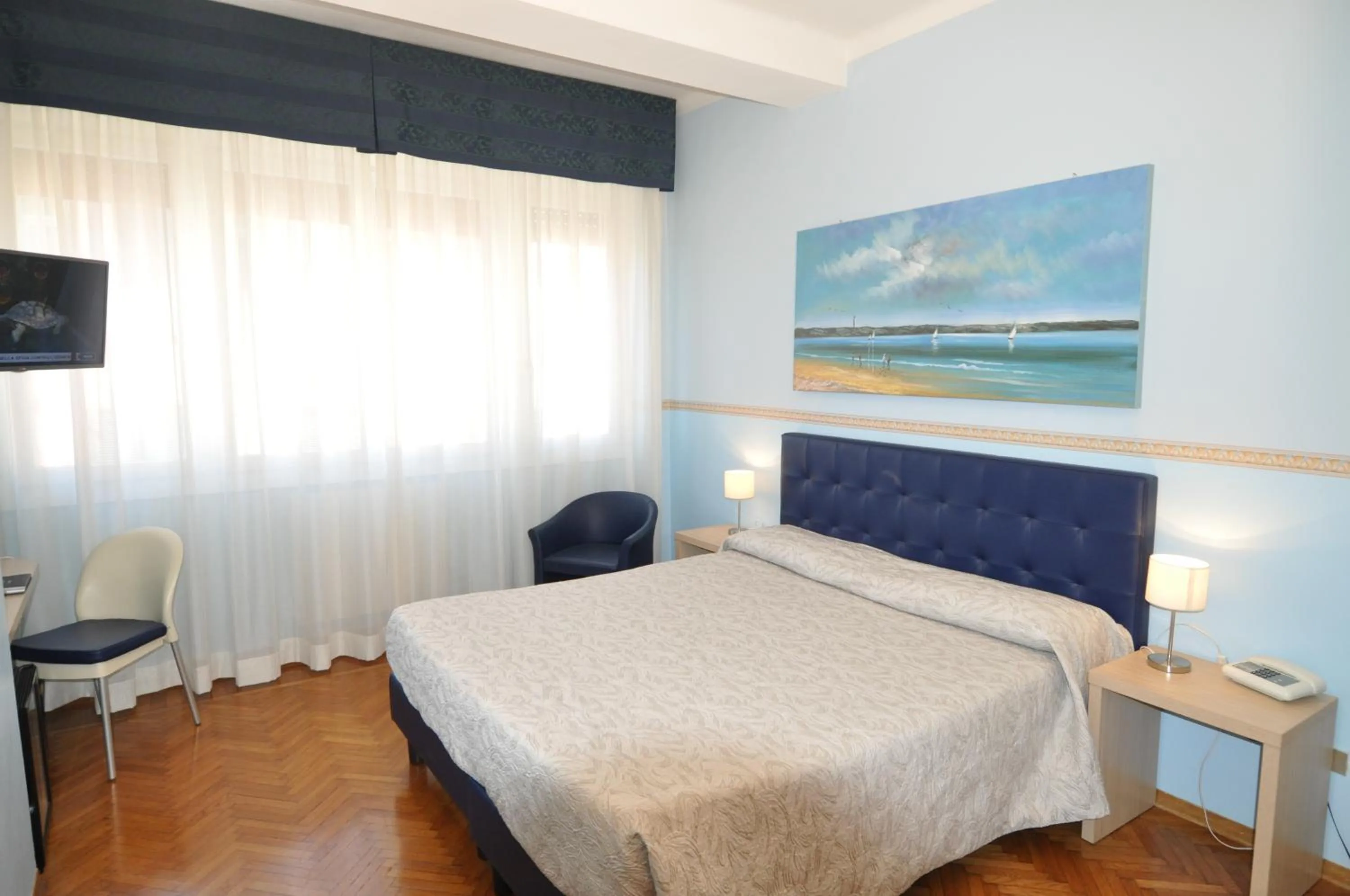Bedroom, Bed in Hotel Sole Mare