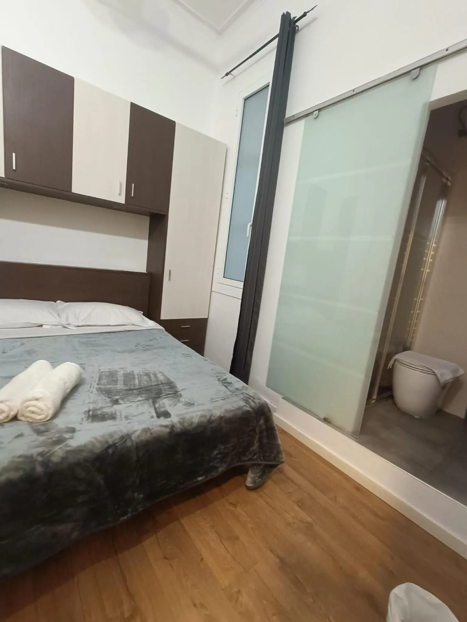 Bed in Hostal Sant Antoni