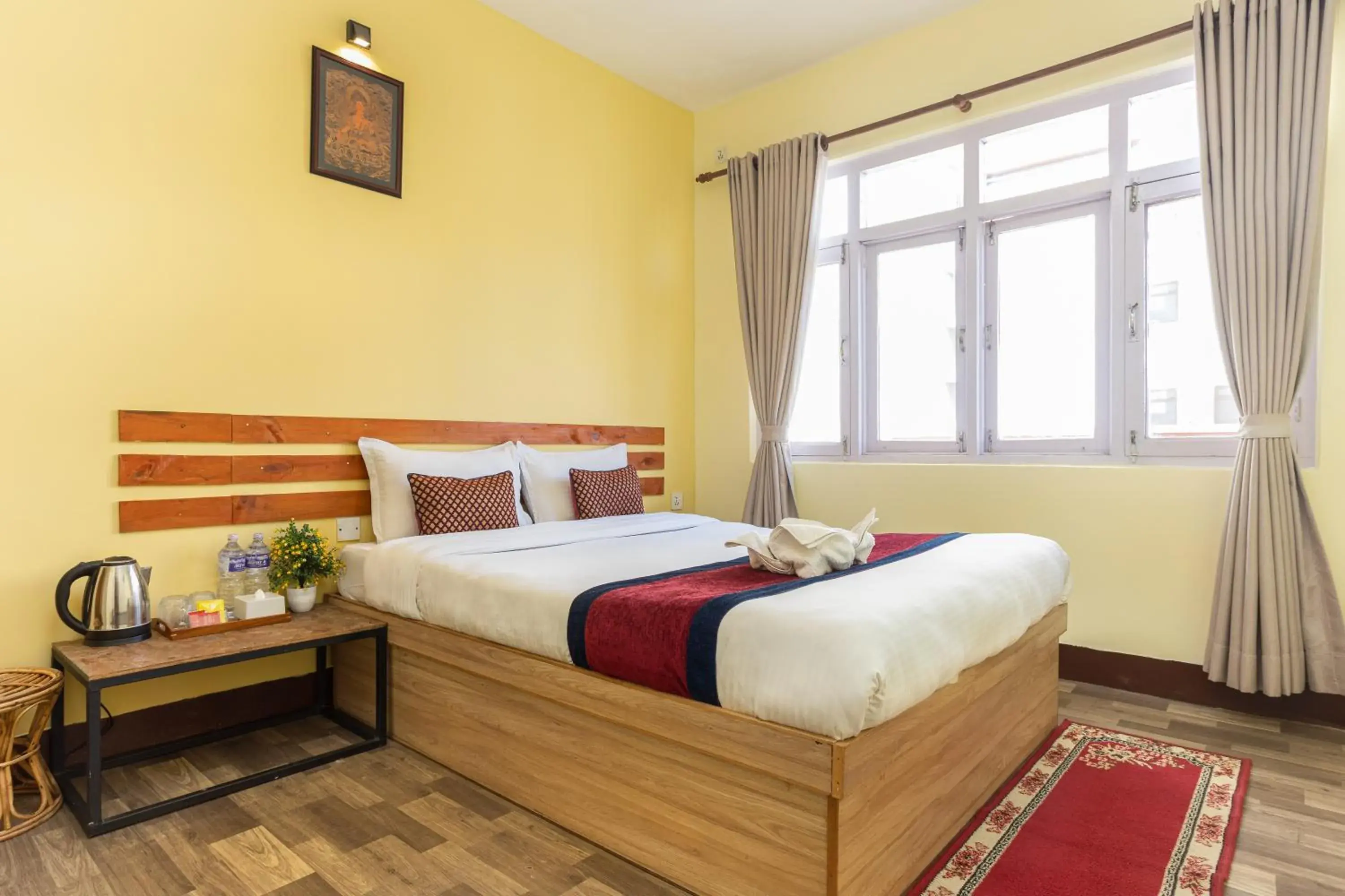 Double Room with Shared Bathroom - single occupancy in Thamel Hotel & Spa Double Room with Shared Bathroom - single occupancy in Thamel Hotel & Spa