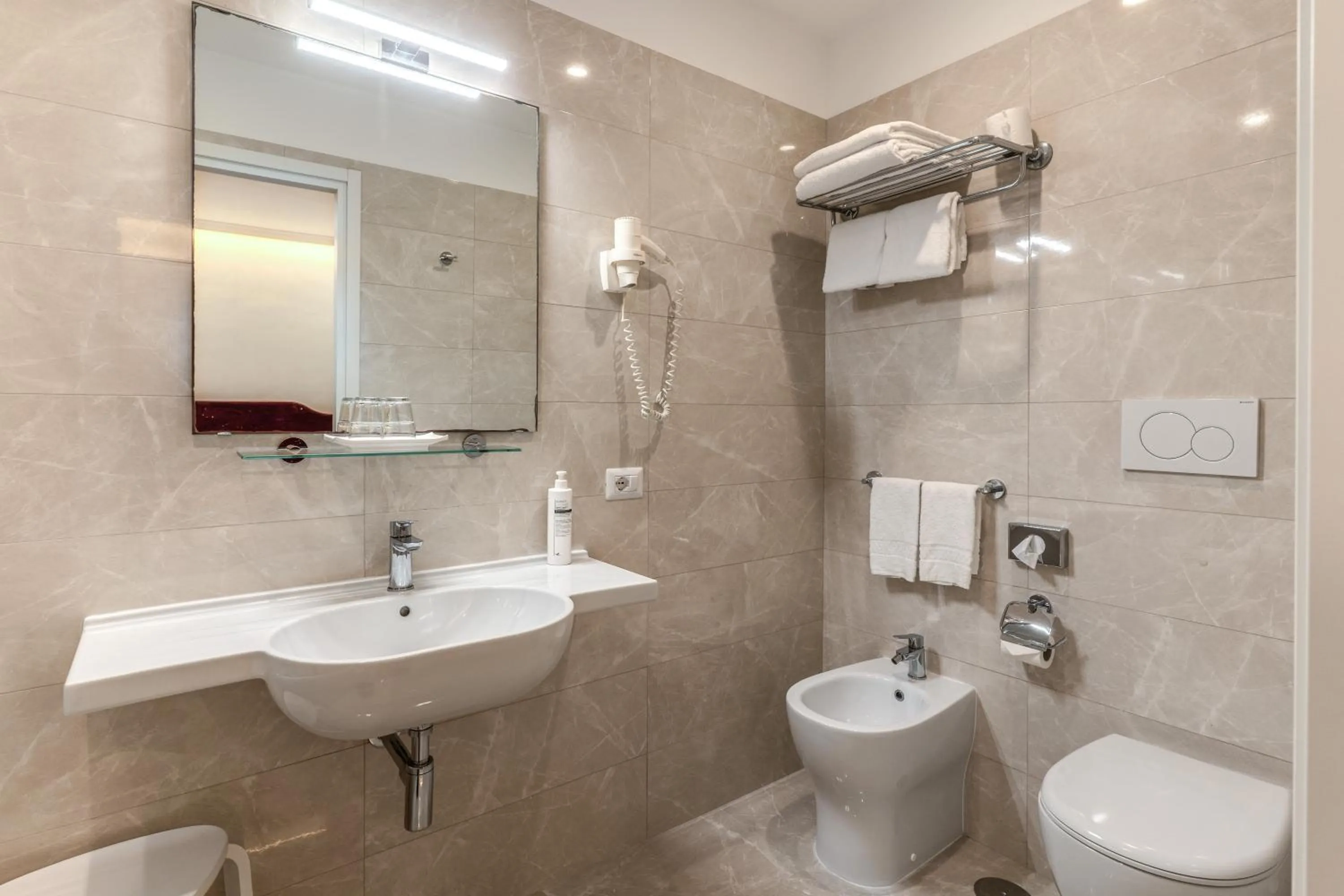 Bathroom in Flower Garden Hotel