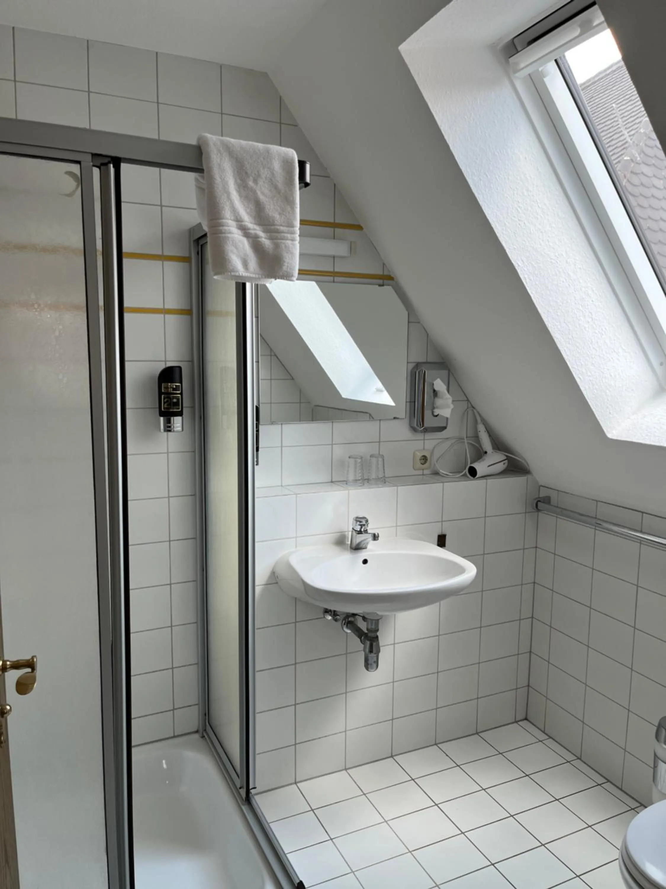 Shower in Pension Main-Art