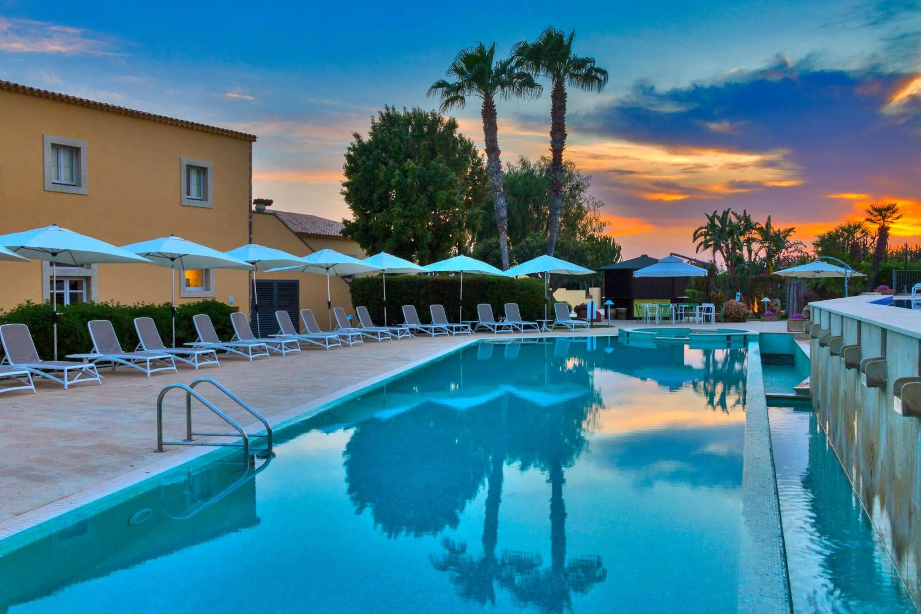 Pool view in Dimora Caiammari Luxury Hotel & Spa