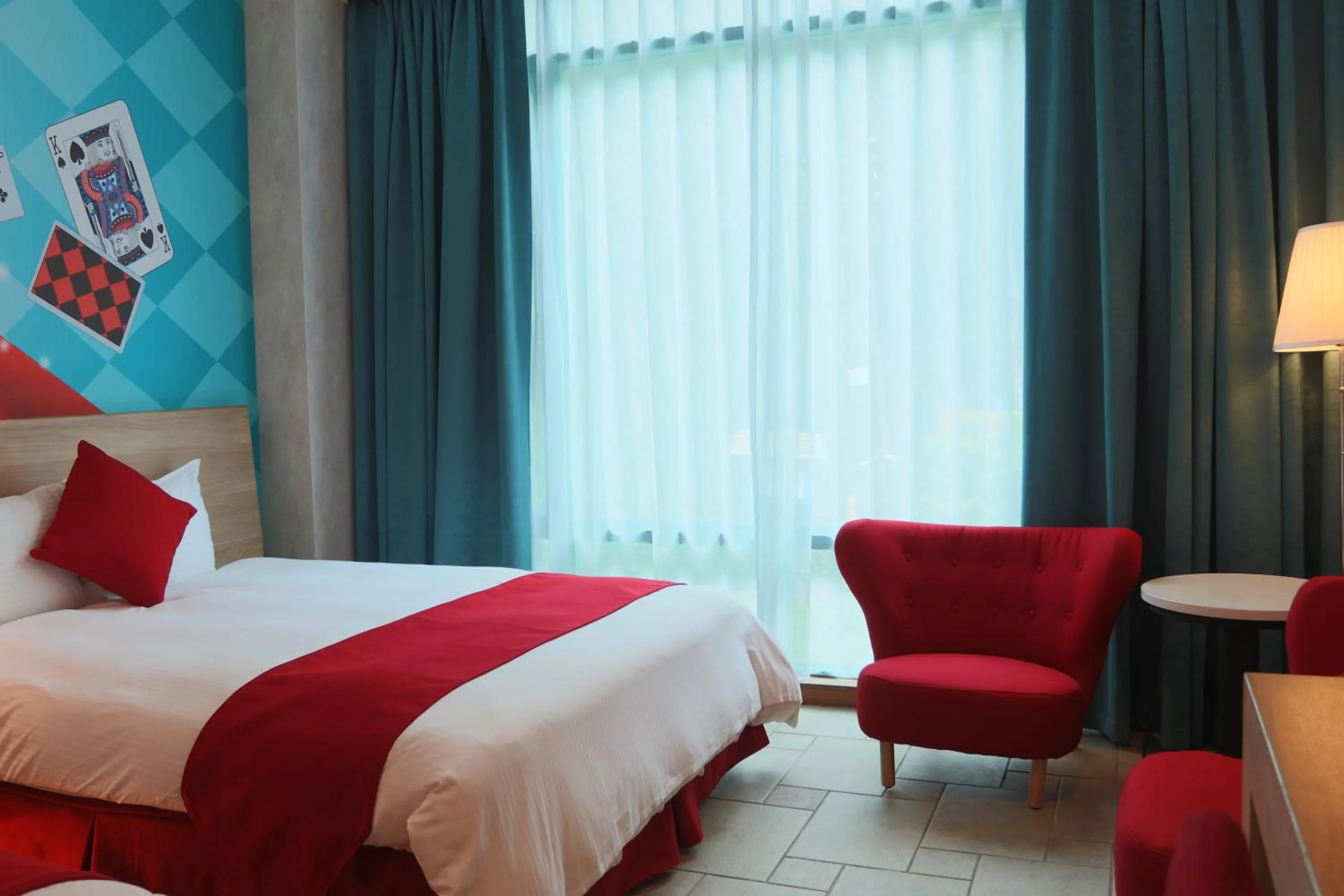 Bed in Uni-Resort Mawutu