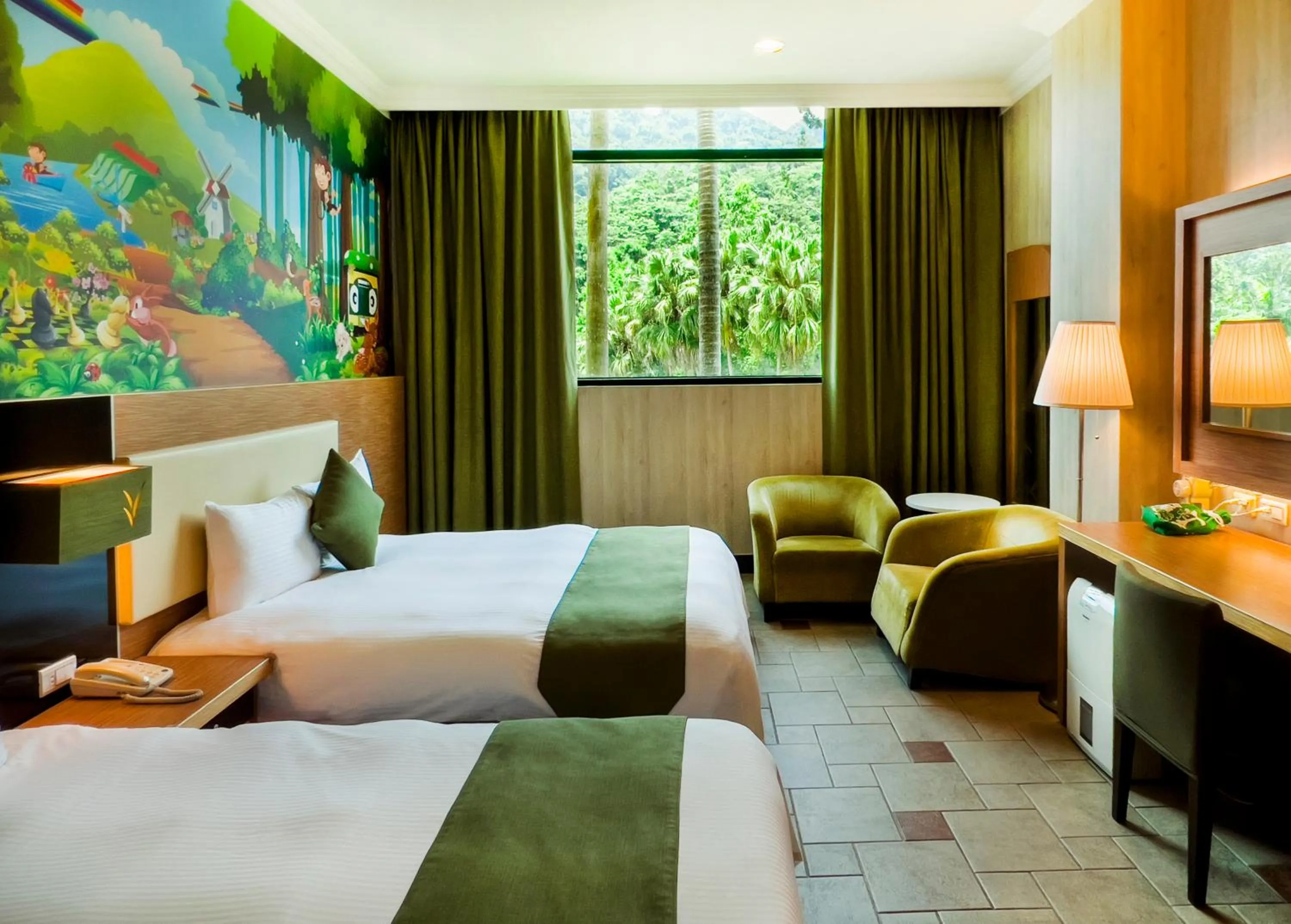 Bed in Uni-Resort Mawutu